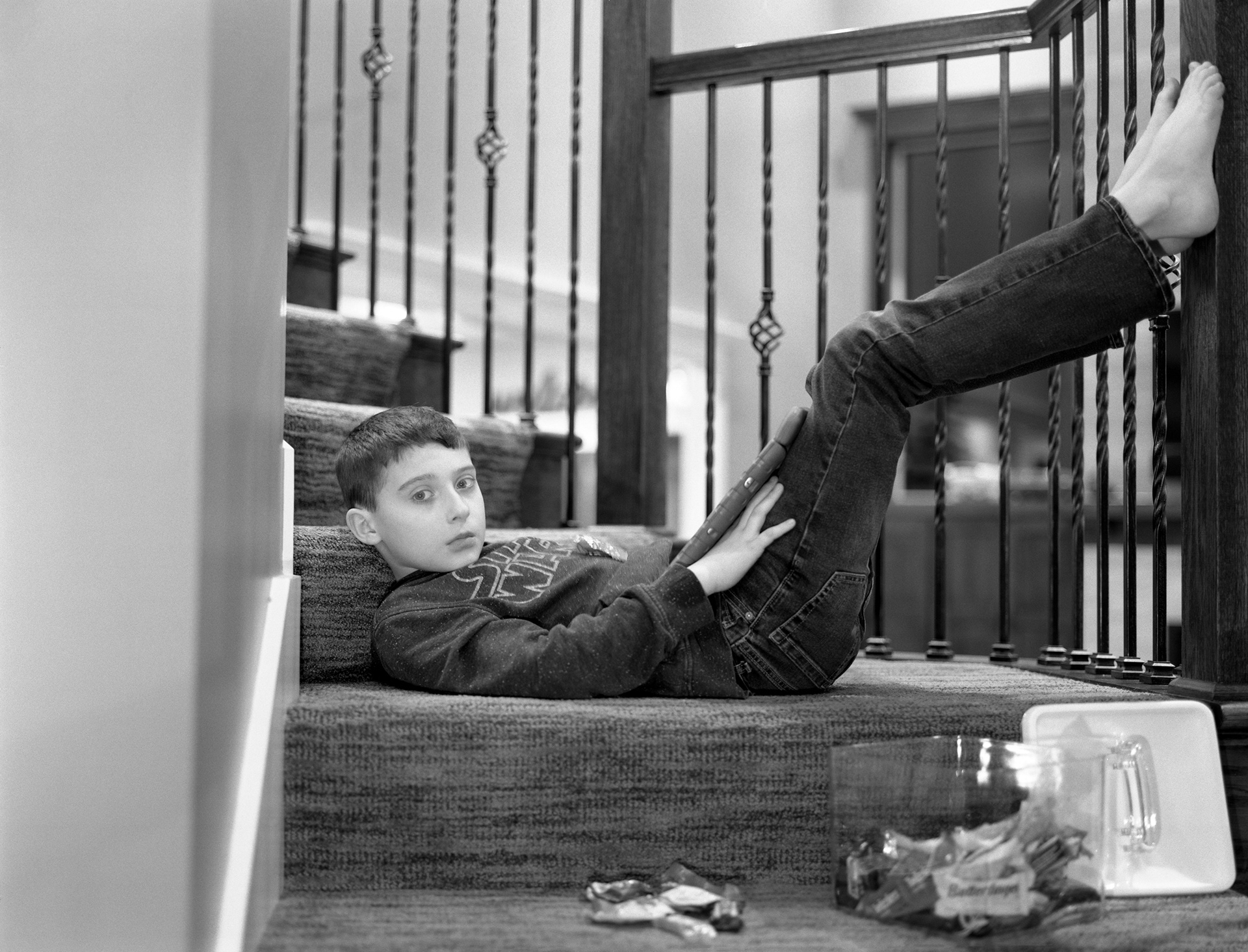 Screen Time on Stairs -- 2020