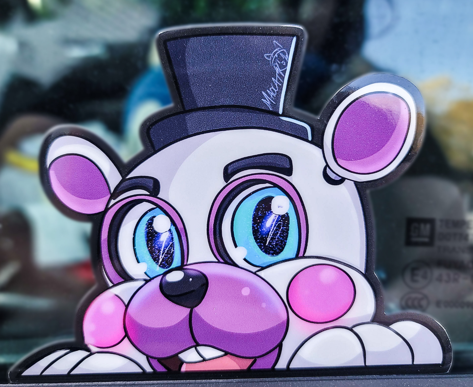 Helpy Car Decal