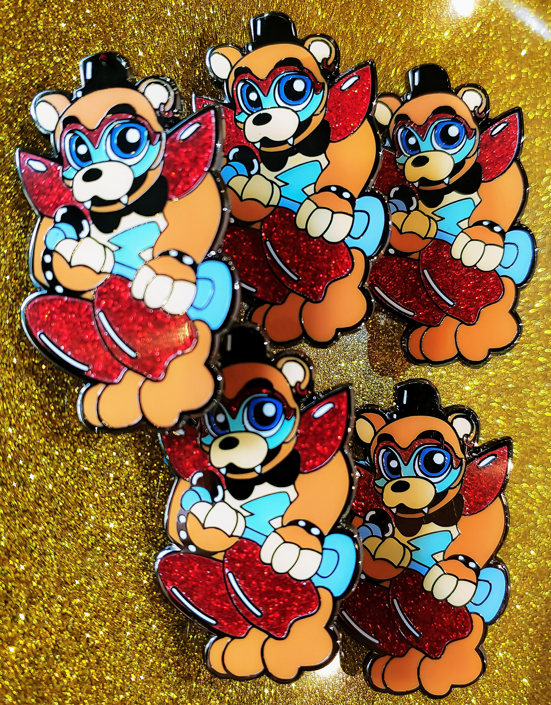 Glamrock Freddy Pin