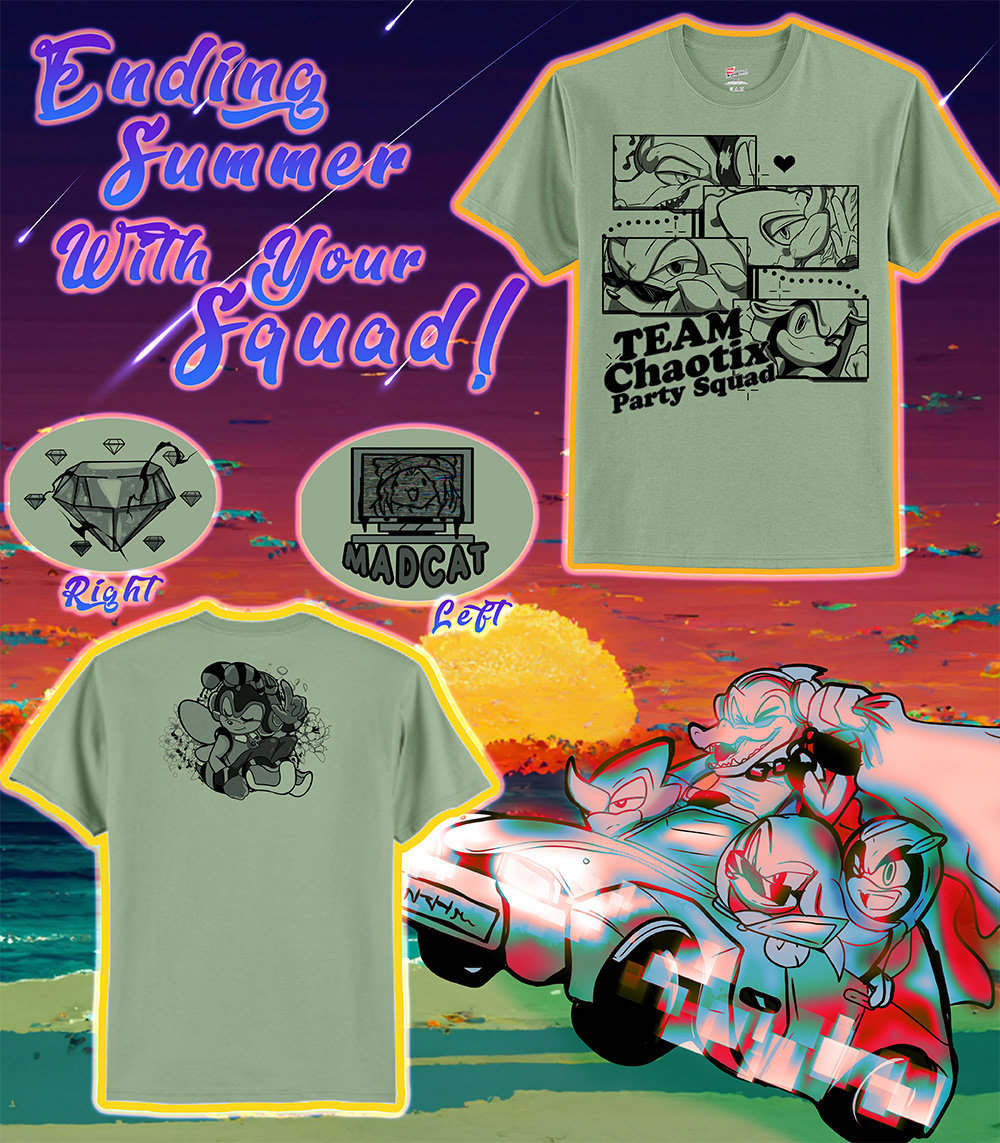Team Chaotix Party Squad Tee