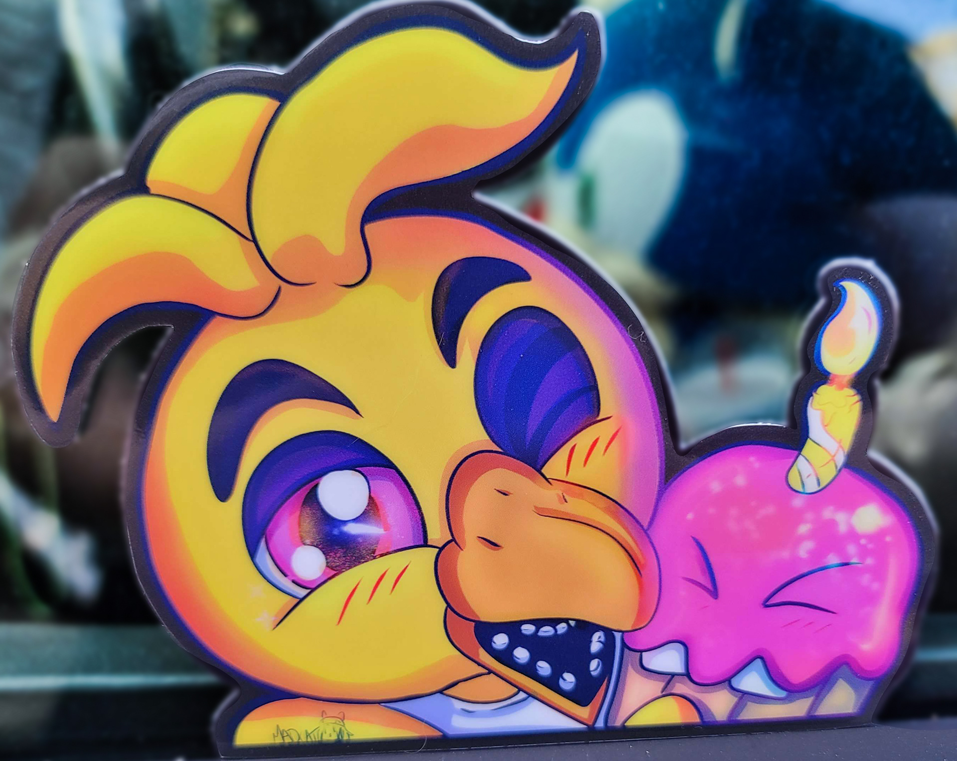 Chica Car Decal