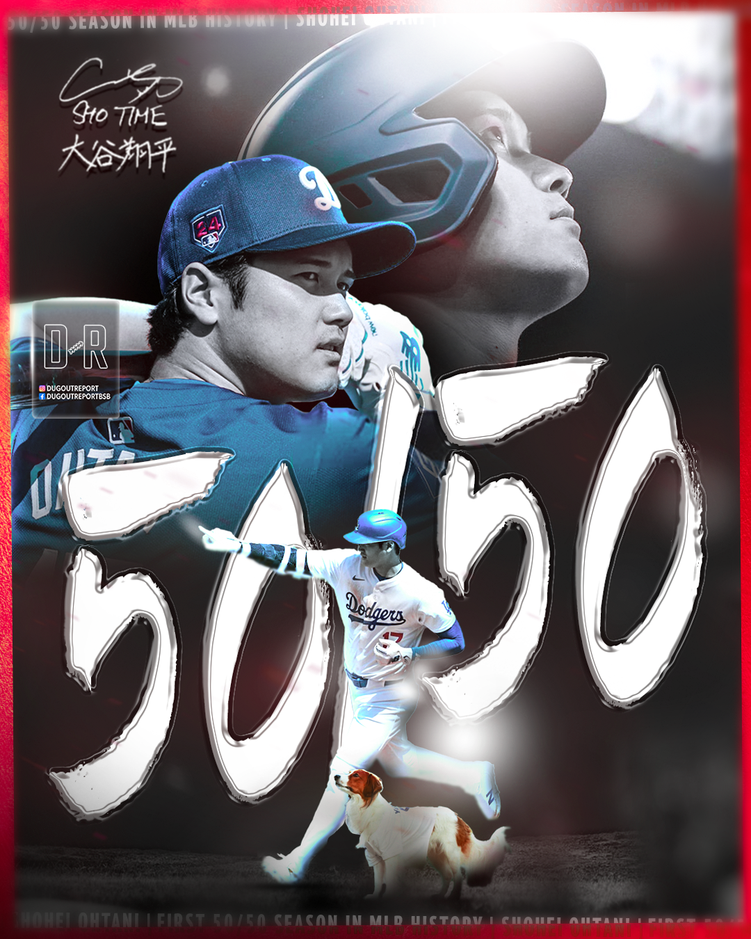 50 Home runs, 50 stolen bases — Shohei Ohtani has become the FIRST 50/50 PLAYER IN HISTORY!