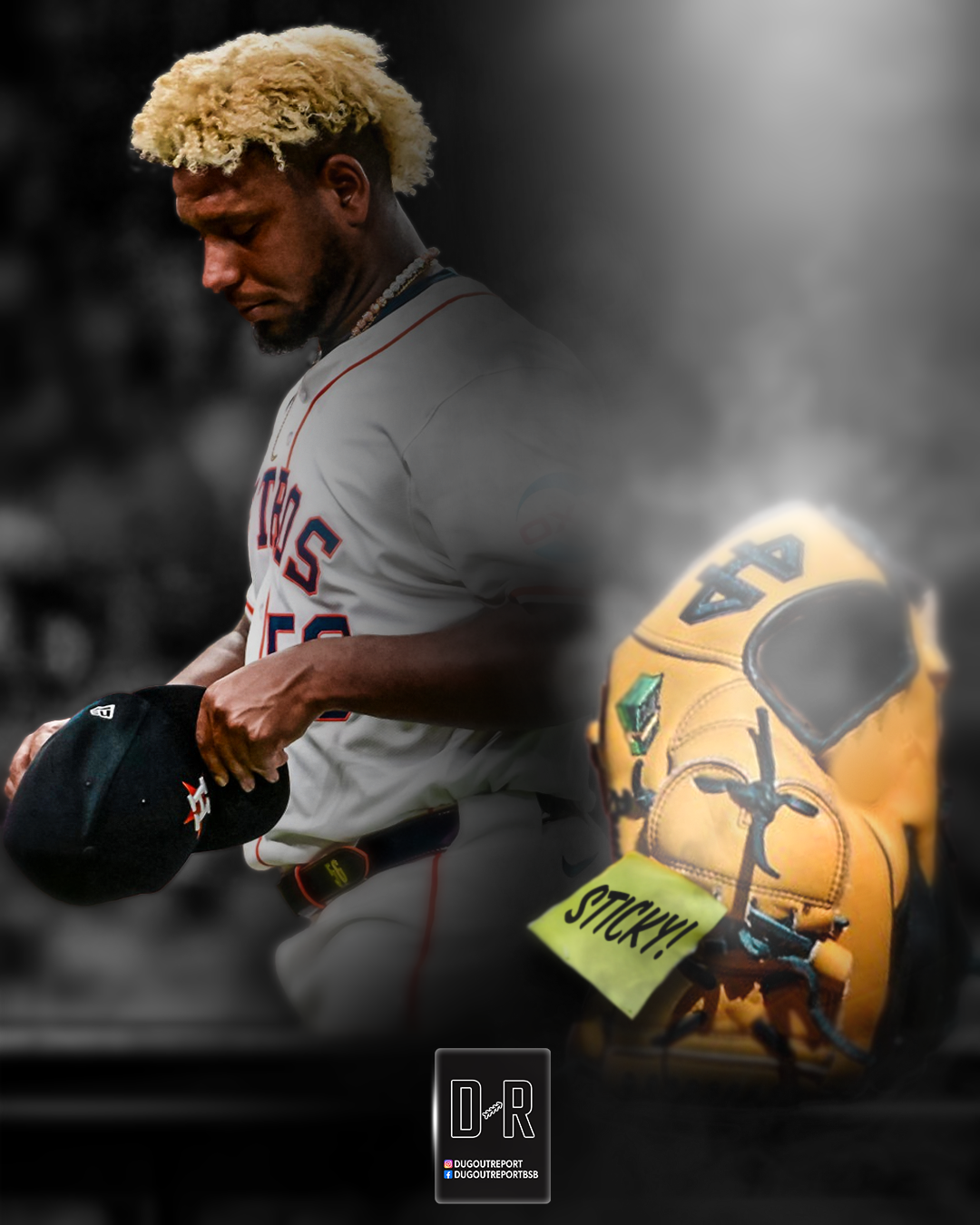 Ronel Blanco ejected and suspended for a foreign substance on his glove.