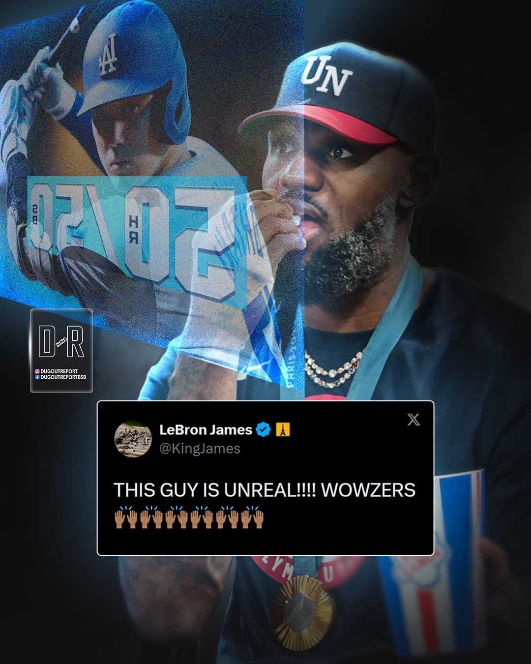 Ohtani makes LeBron say "wowzers." 😂