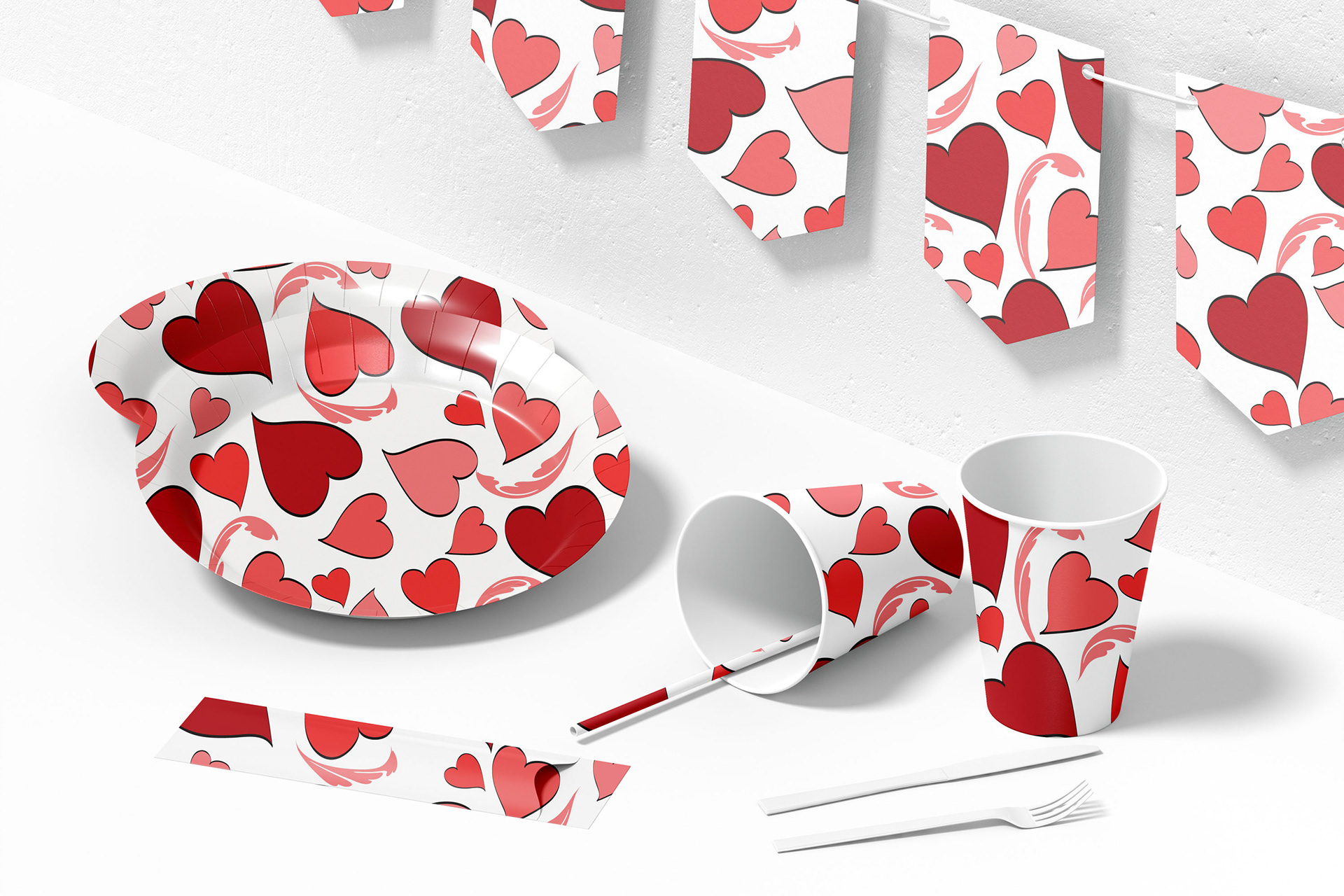 Hearts to You Red - DVA1214R-14