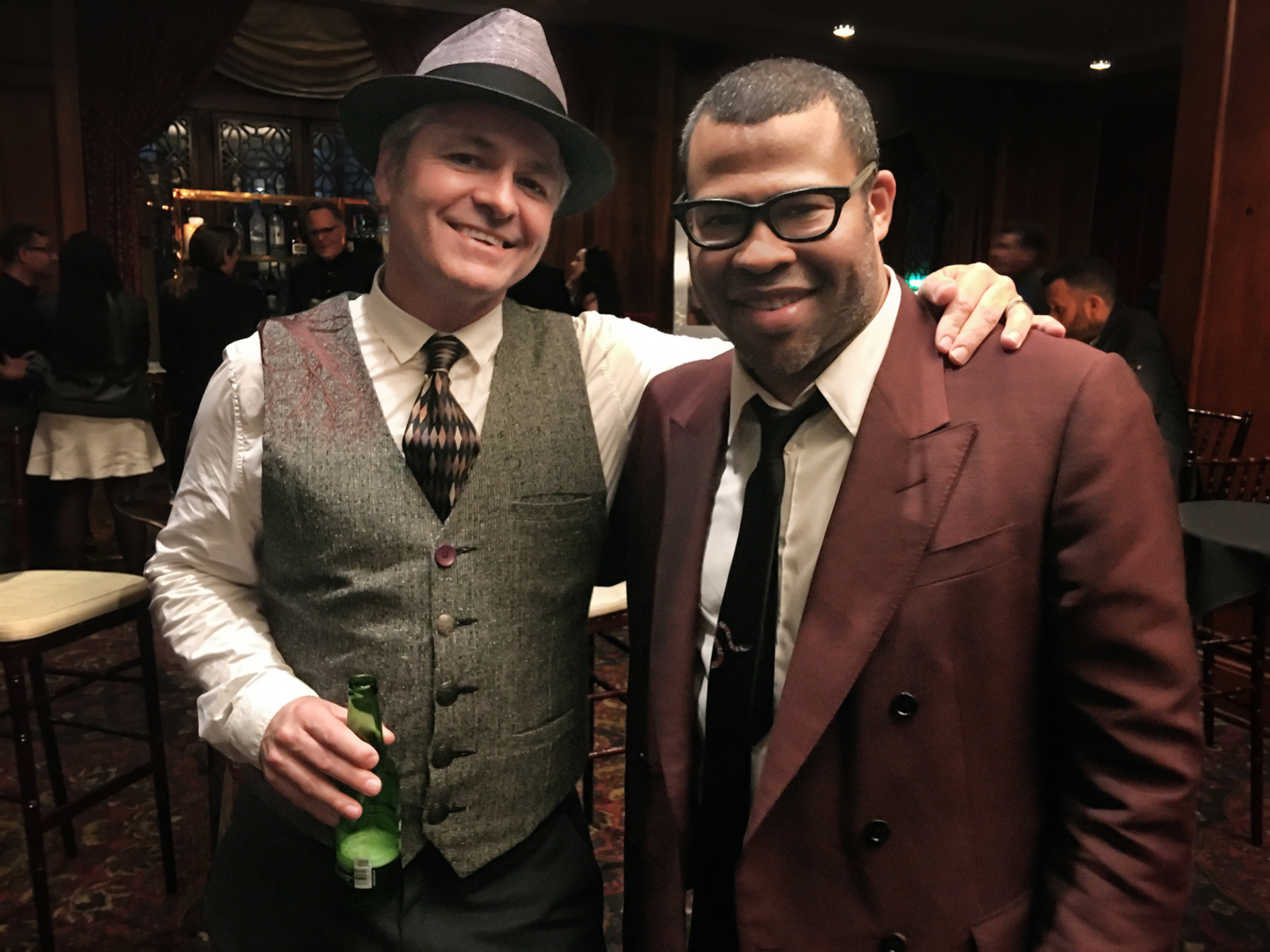 Cinematographer Toby Oliver & actor, comedian and filmmaker. Jordan Peele.