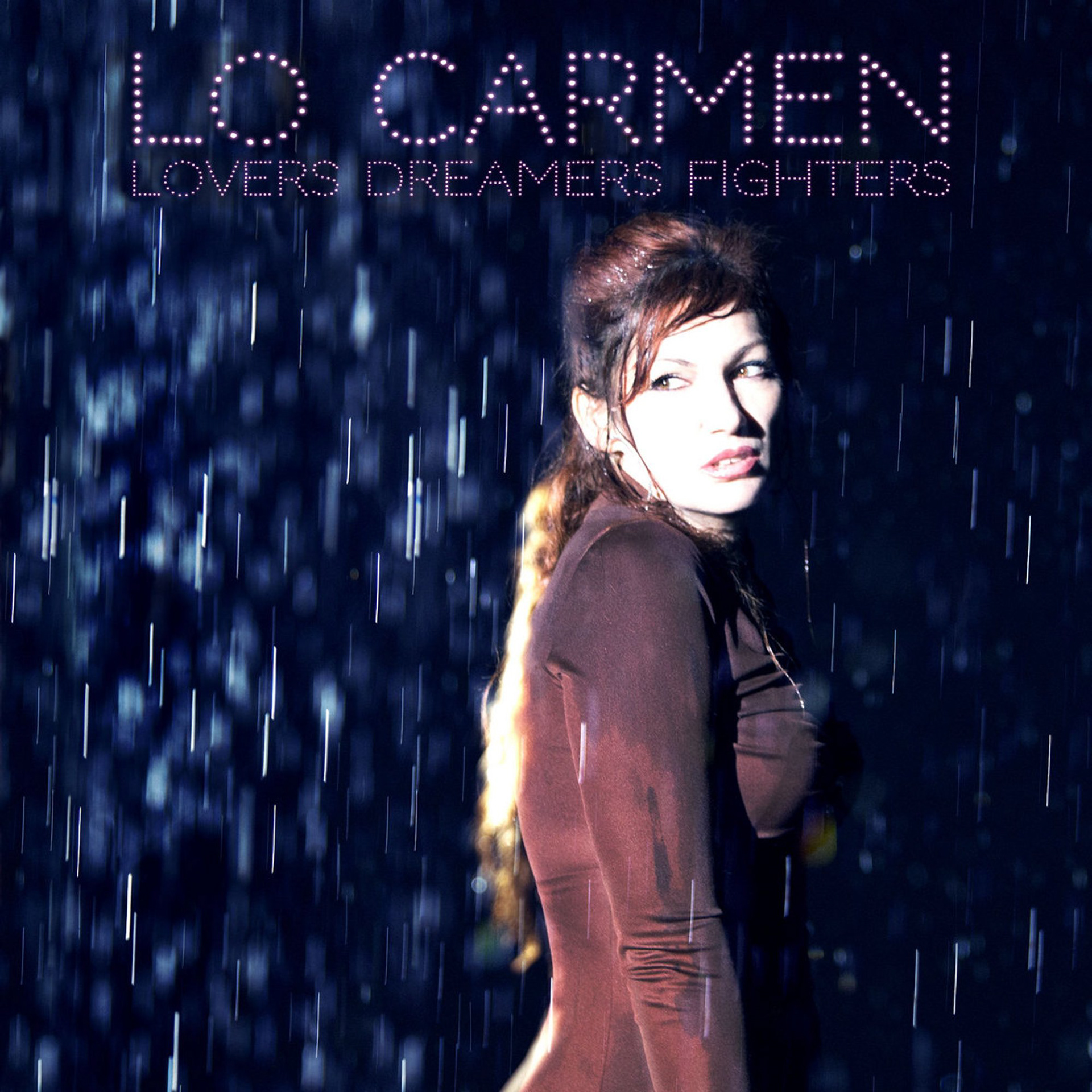 Album cover shot at LACMA in Random International’s Rain Room.