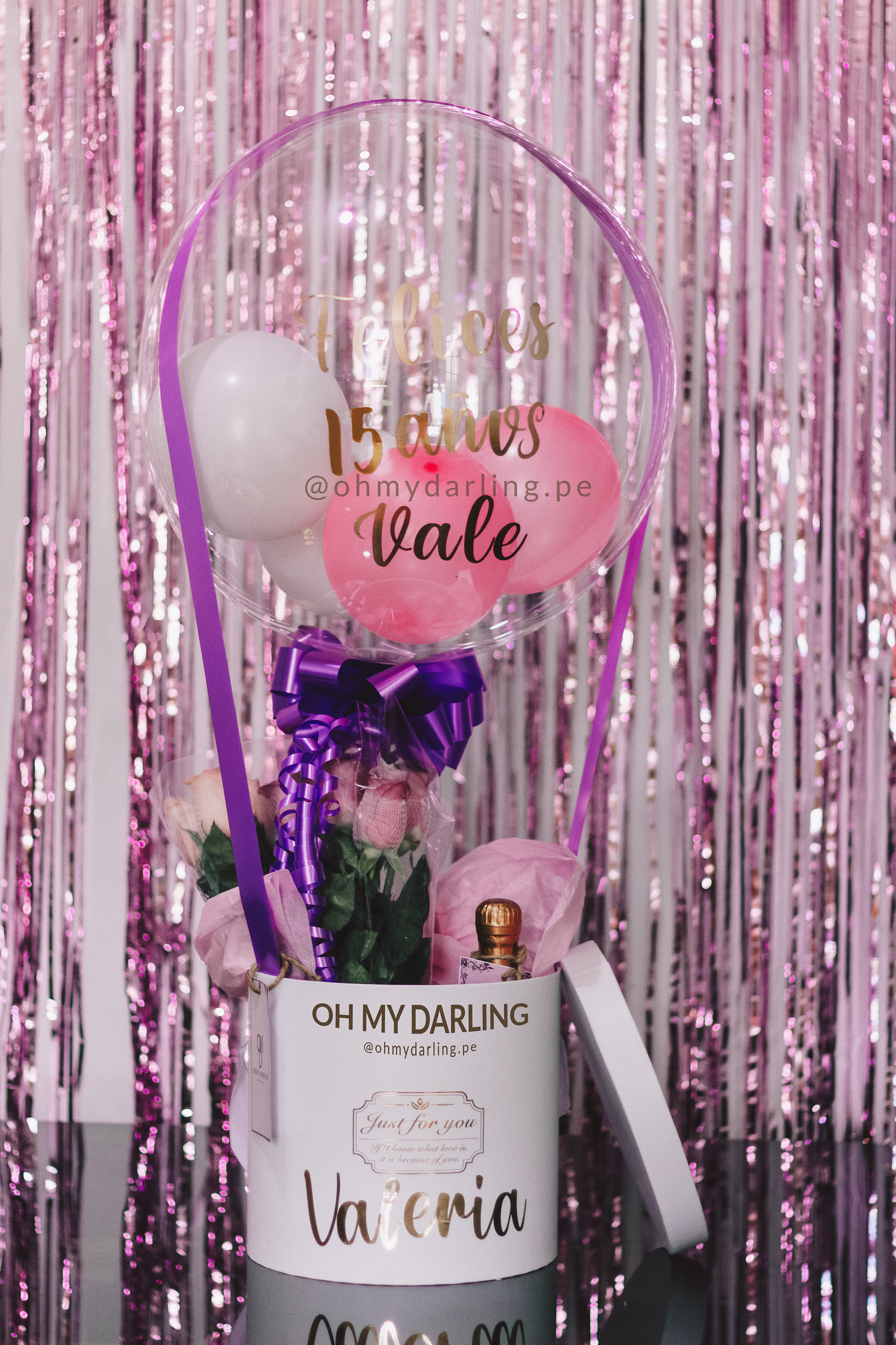 Box Personalizado para una Quinceañera