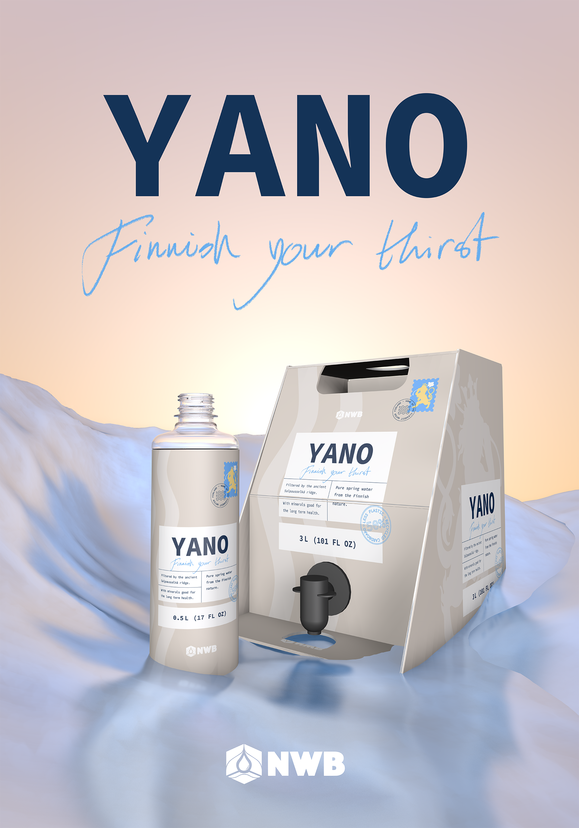 Final version of Yano, the designs are a collabration with Rebekka En, the 3D models and background are entirely done by her.