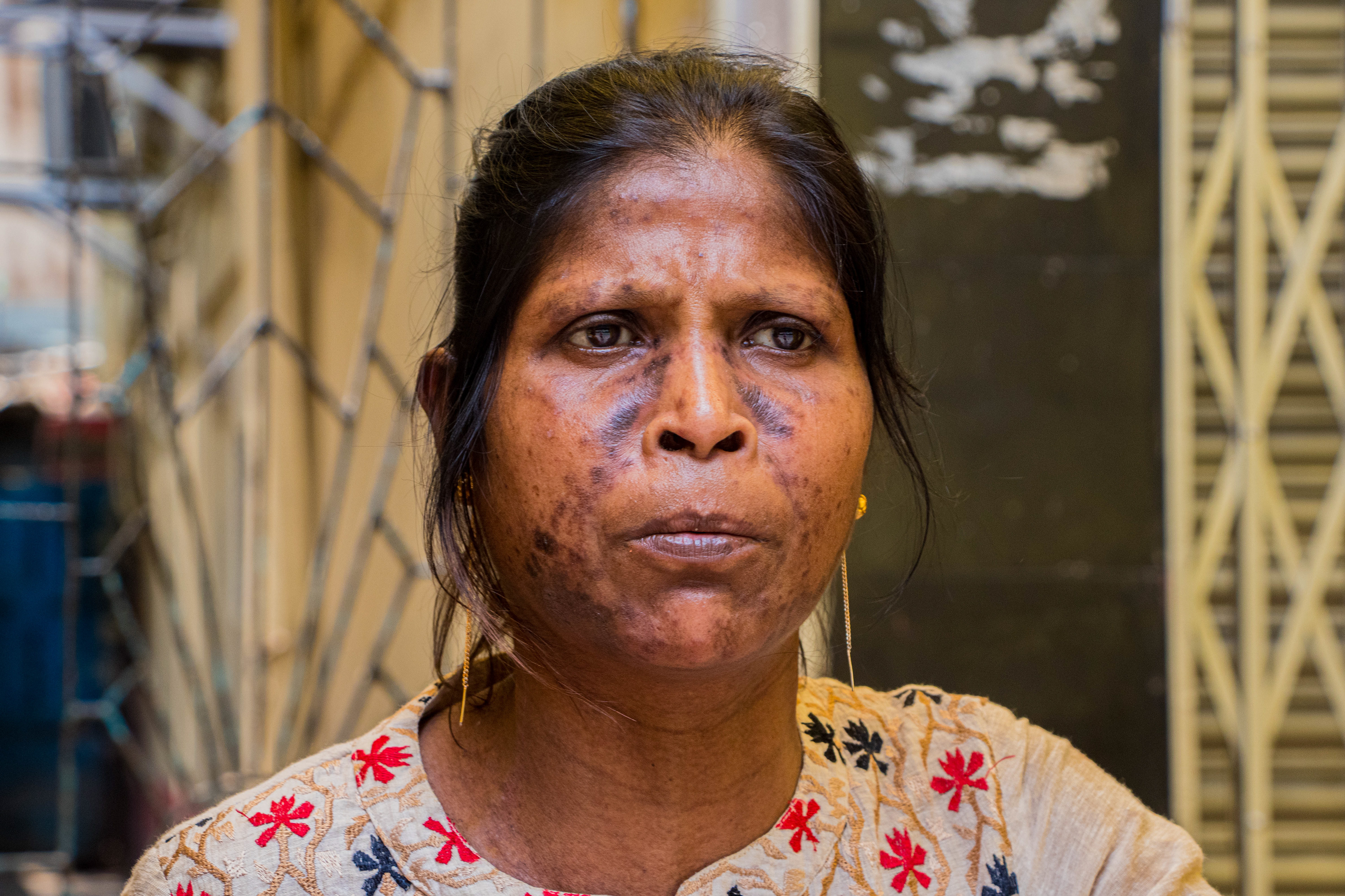 Usha Dolui, Sabita's homeless neighbor under the flyover
