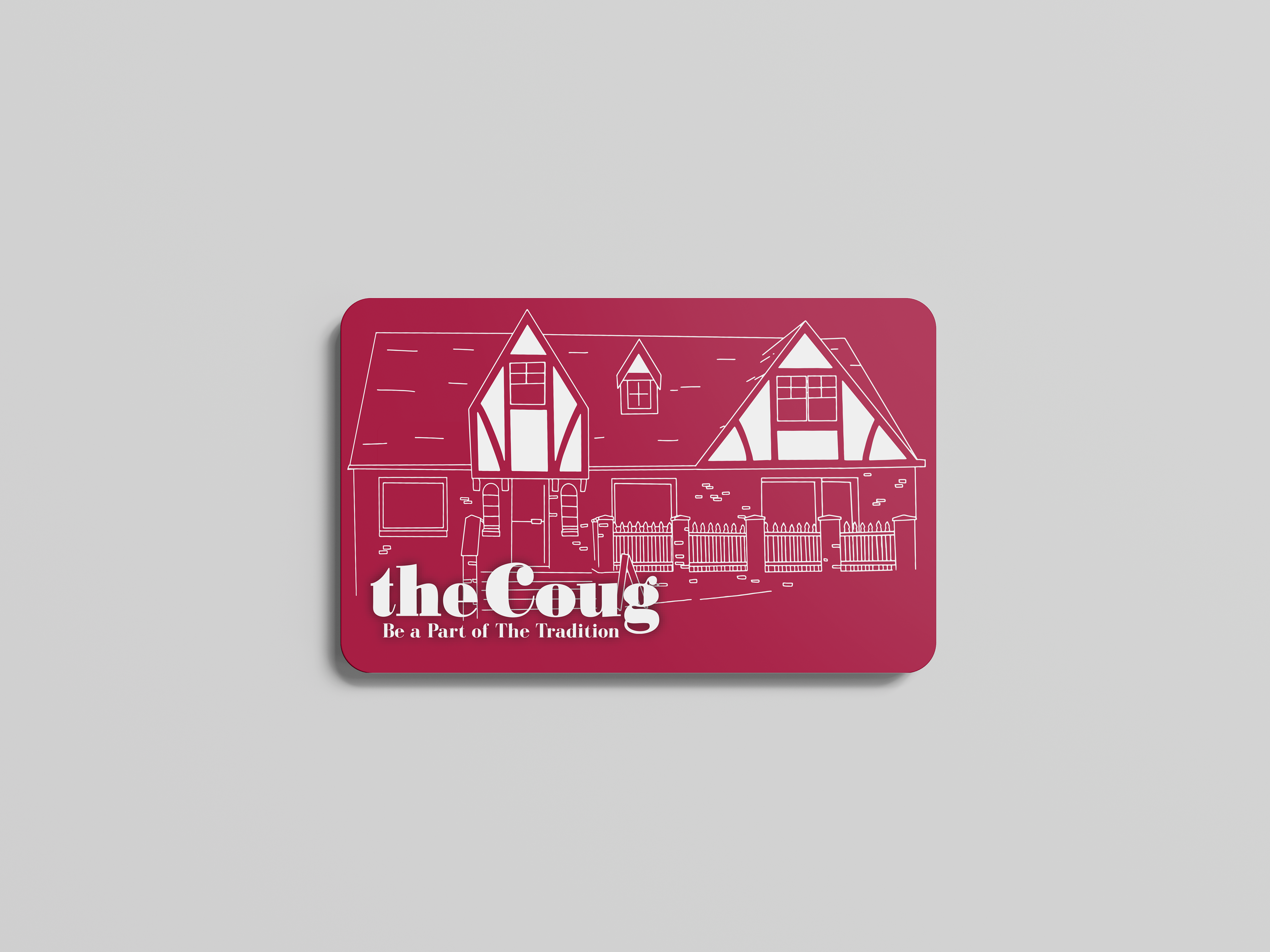 A drawing of the coug I created using Procreate
