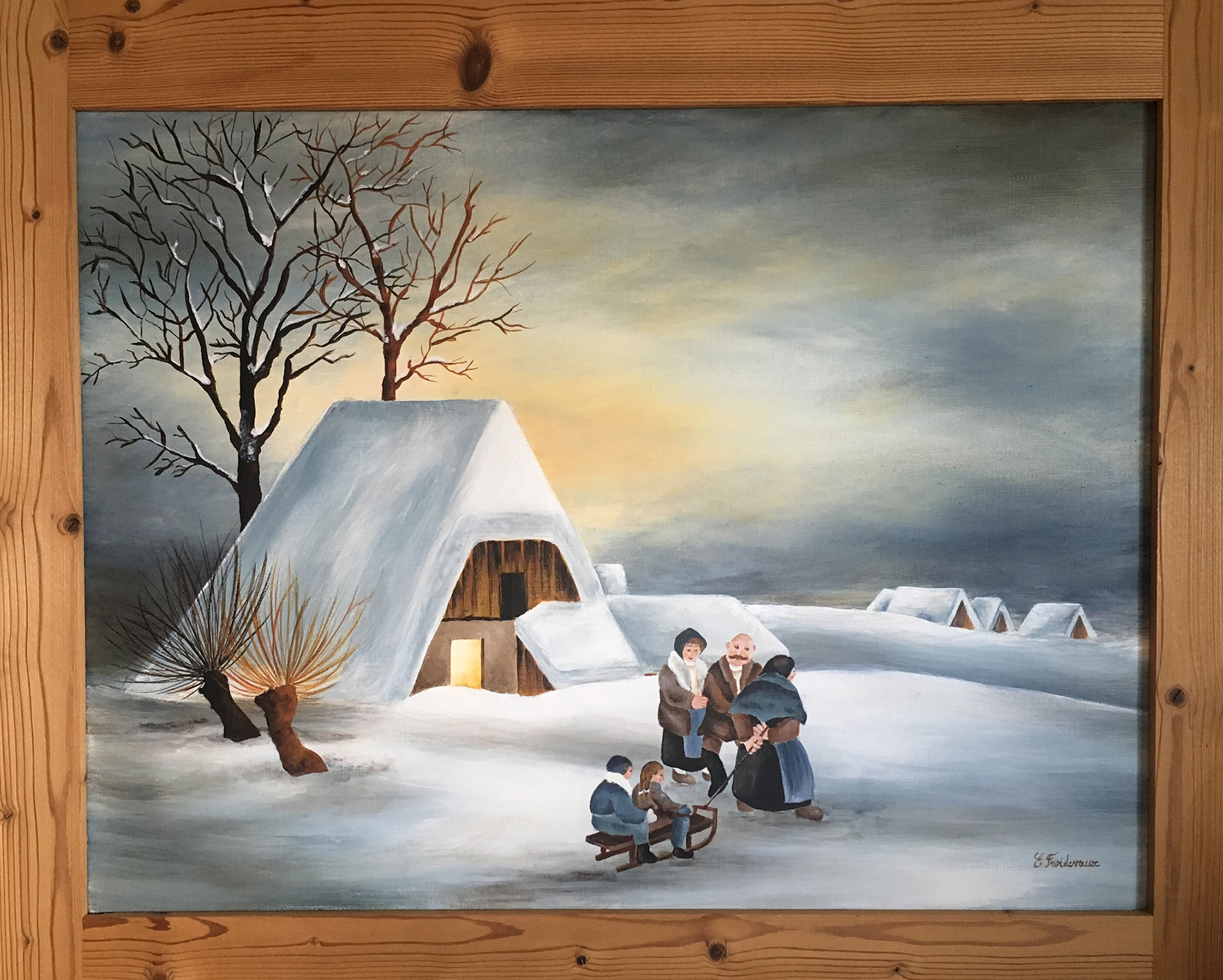 FROIDEVAUX ELISABETH . 74x60 . 300€