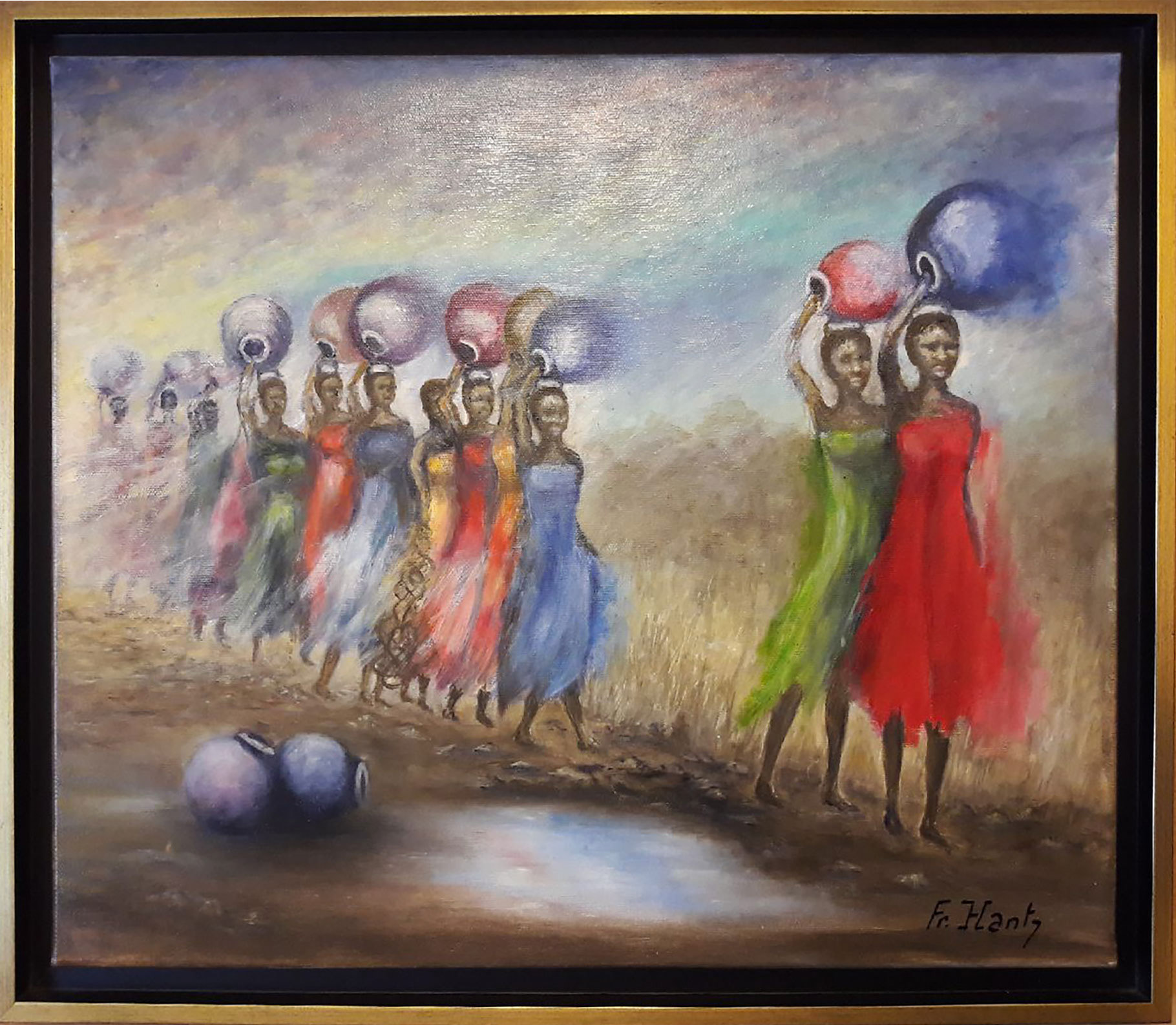 - VENDU - HANTZ FRANÇOISE . 60x51 . 120€