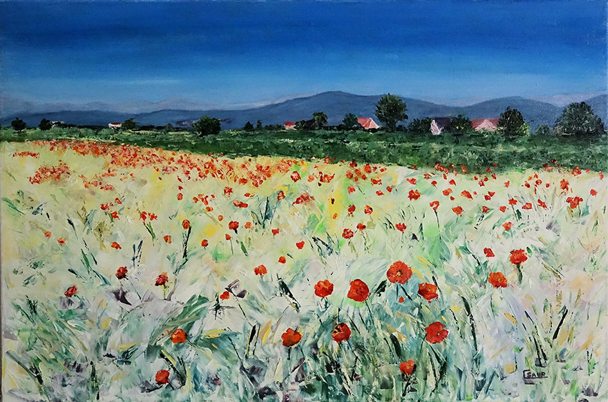 SAUR CORINNE . 60x40 . 80€