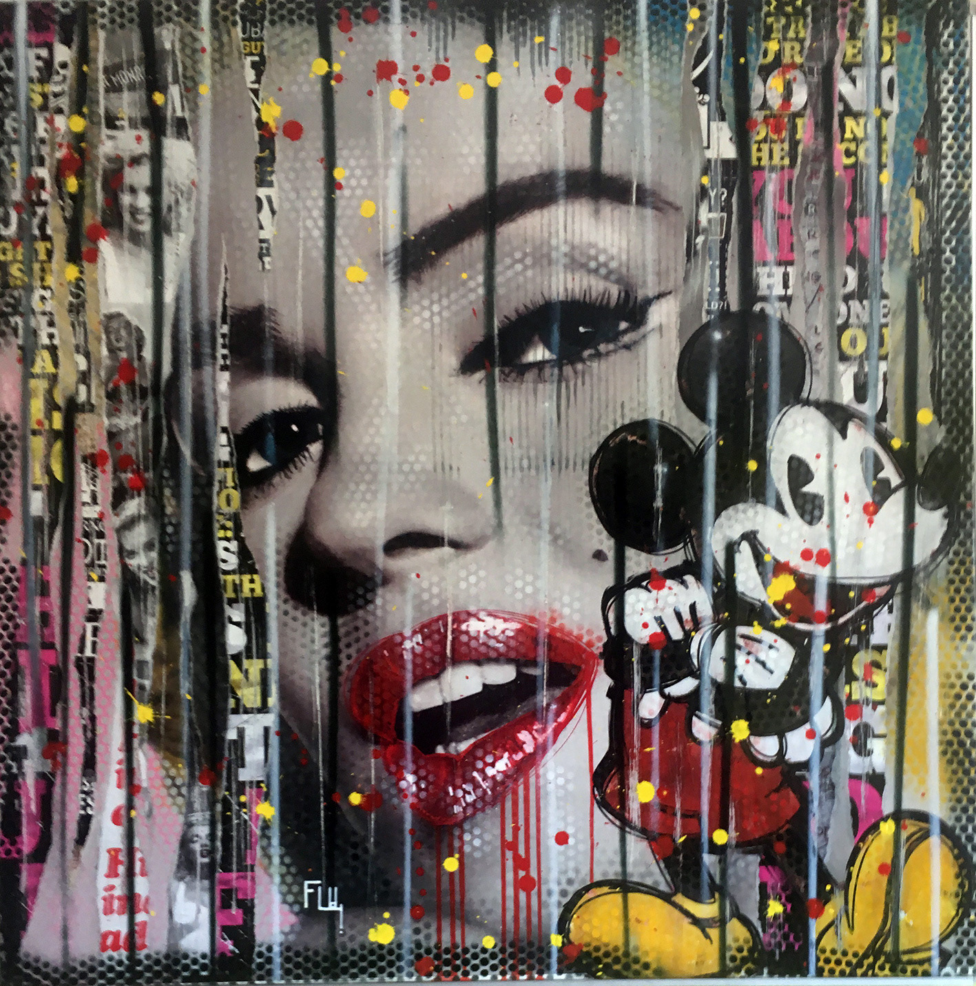 - VENDU - LAMBOLEY FRANCK . 100x100 . 800€