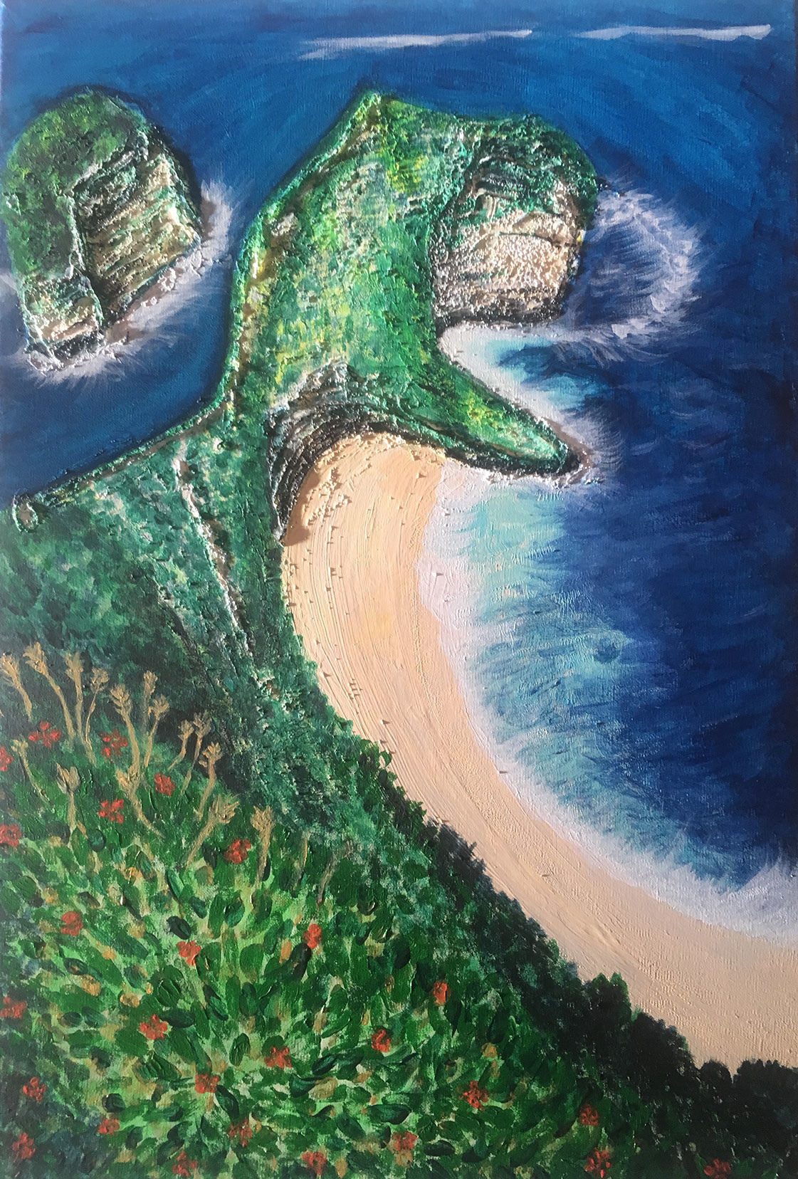 BERTHAU SÉVERINE . 38x55 . 100€