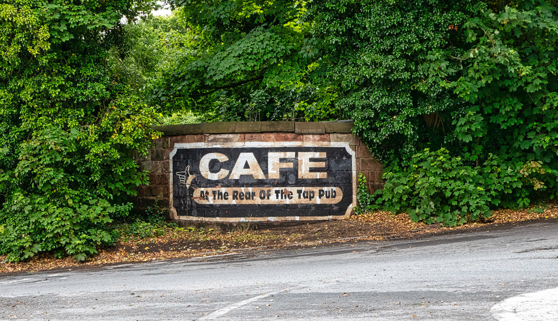 The end of Ferry Rd