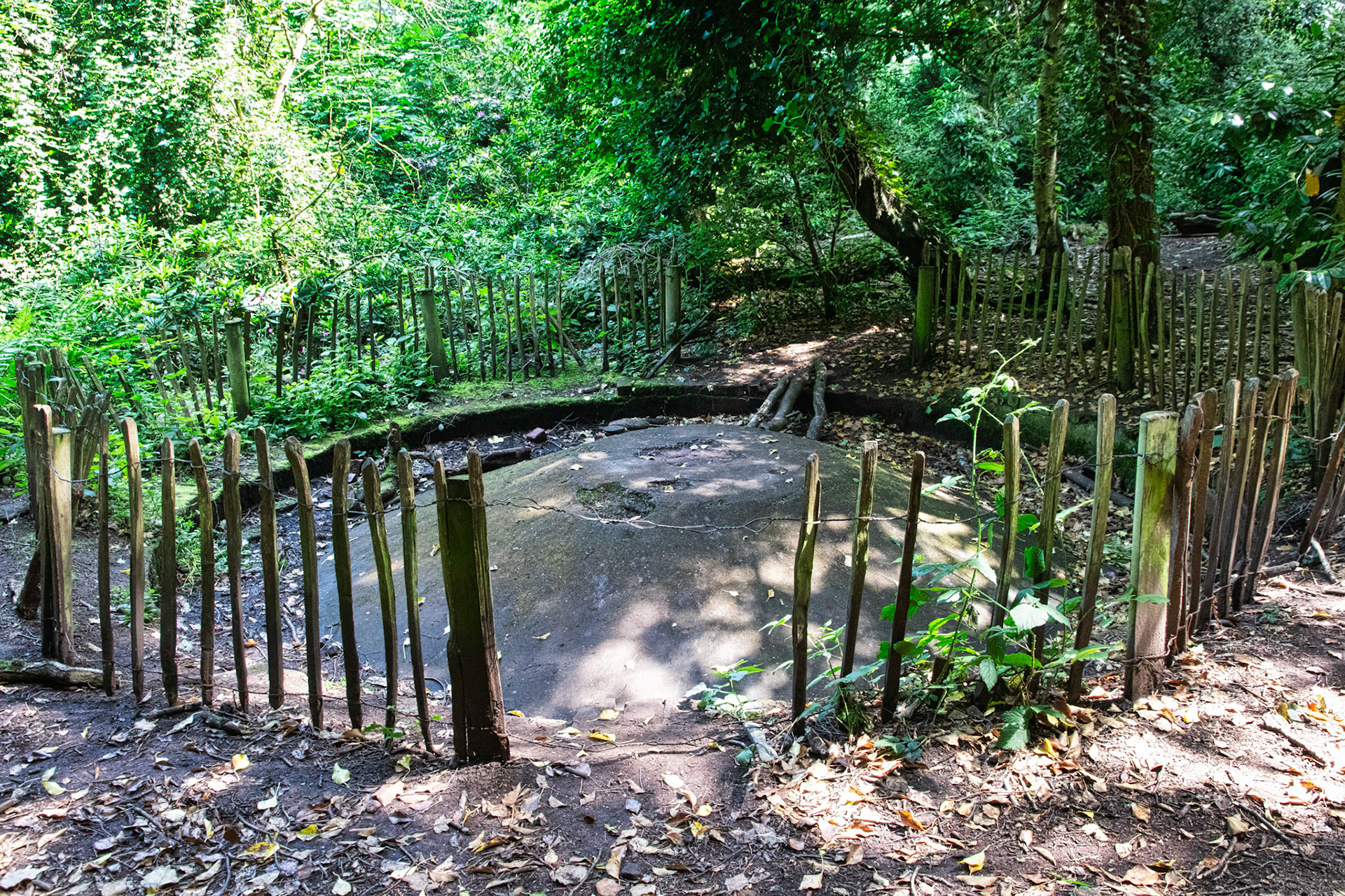 One of the fountains