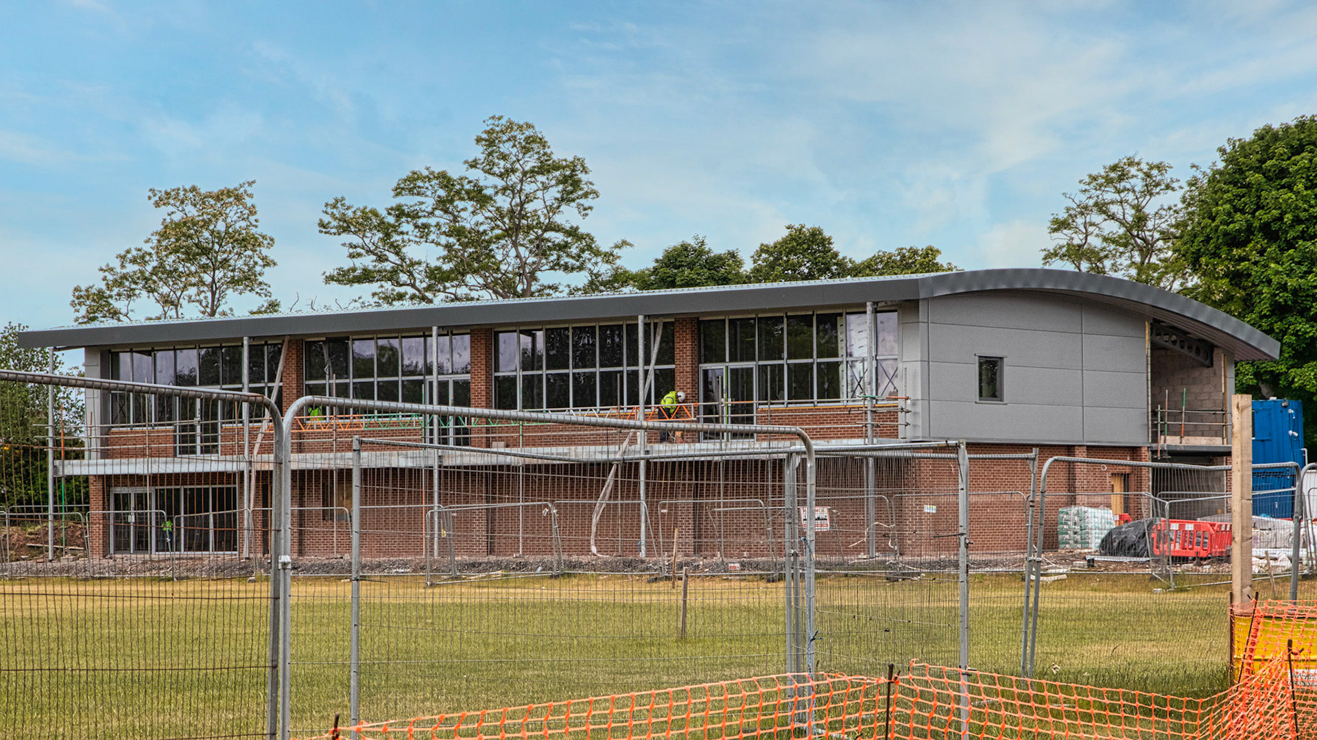The New Anselmians Clubhouse mid build.