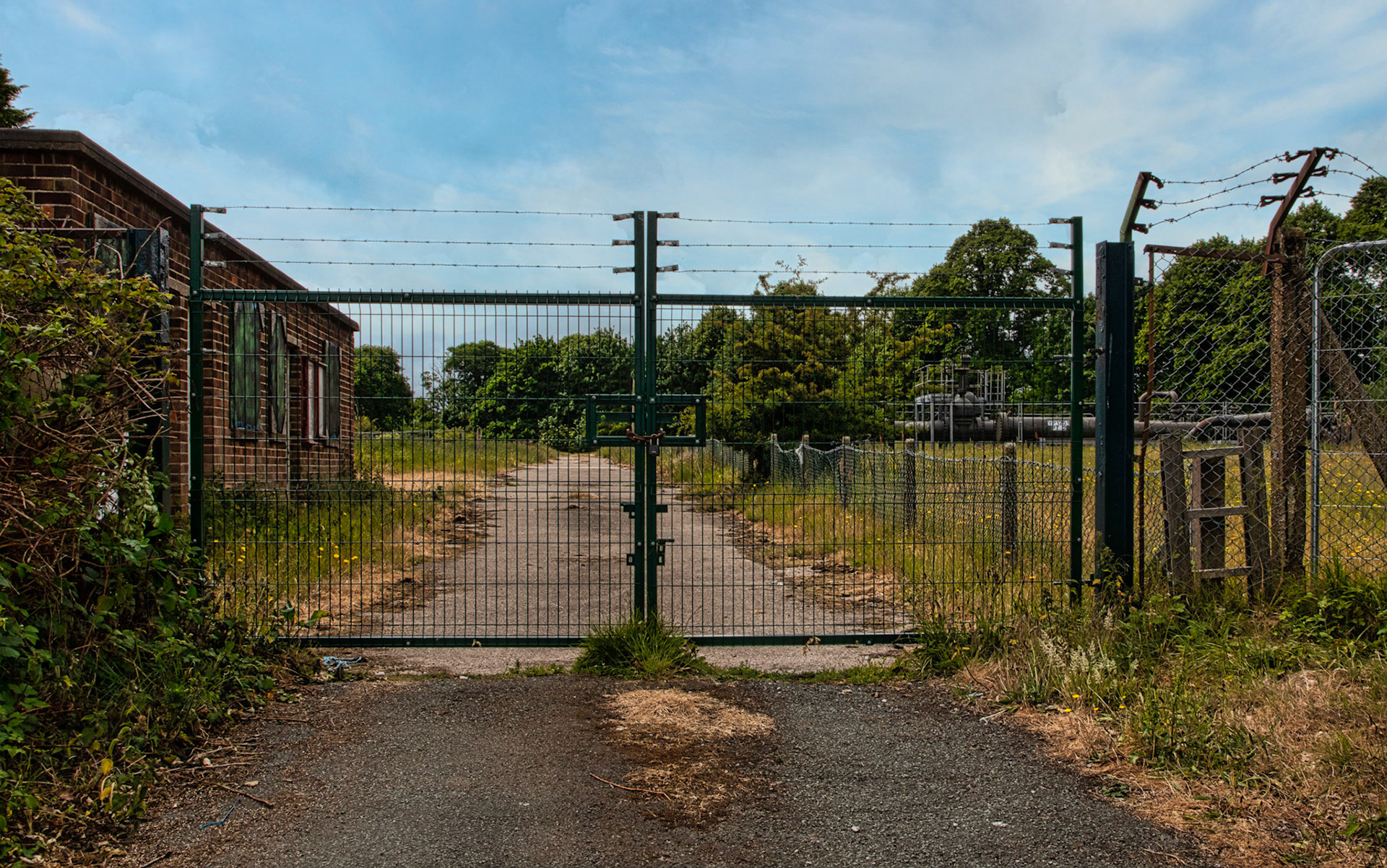 Entrance to the MOD 'Tank Farm'
