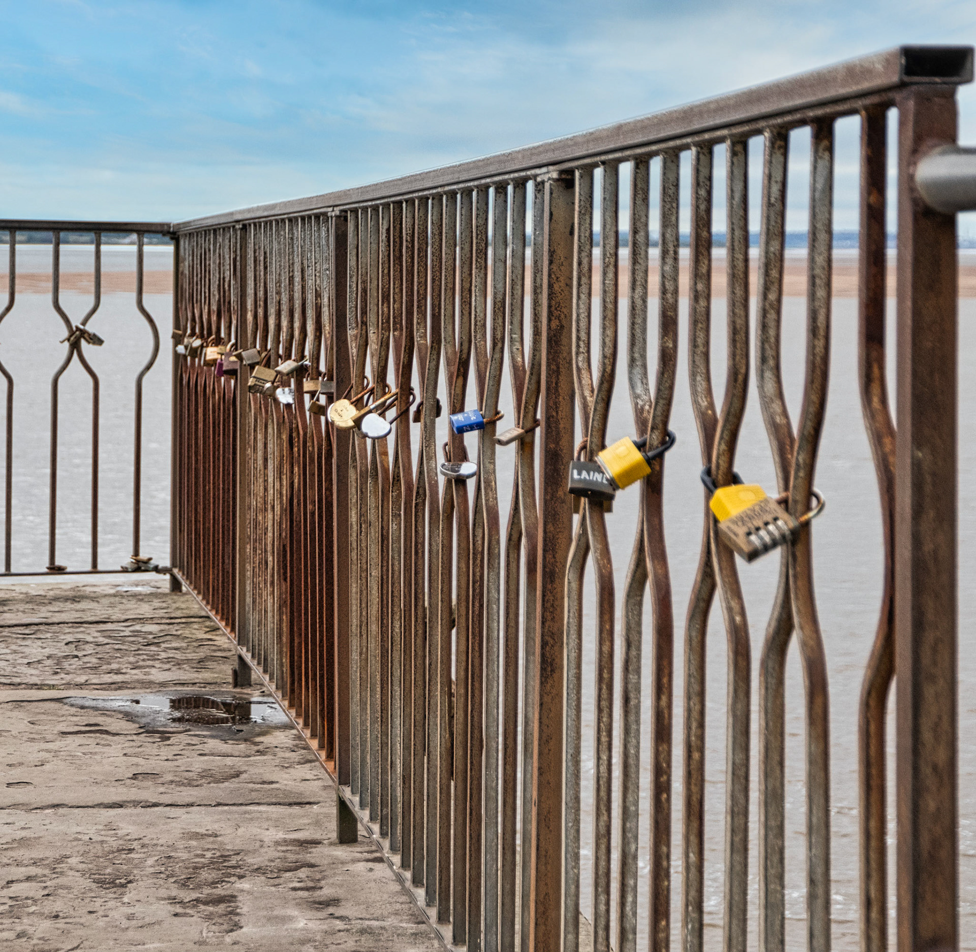 Love Locks on the Pier