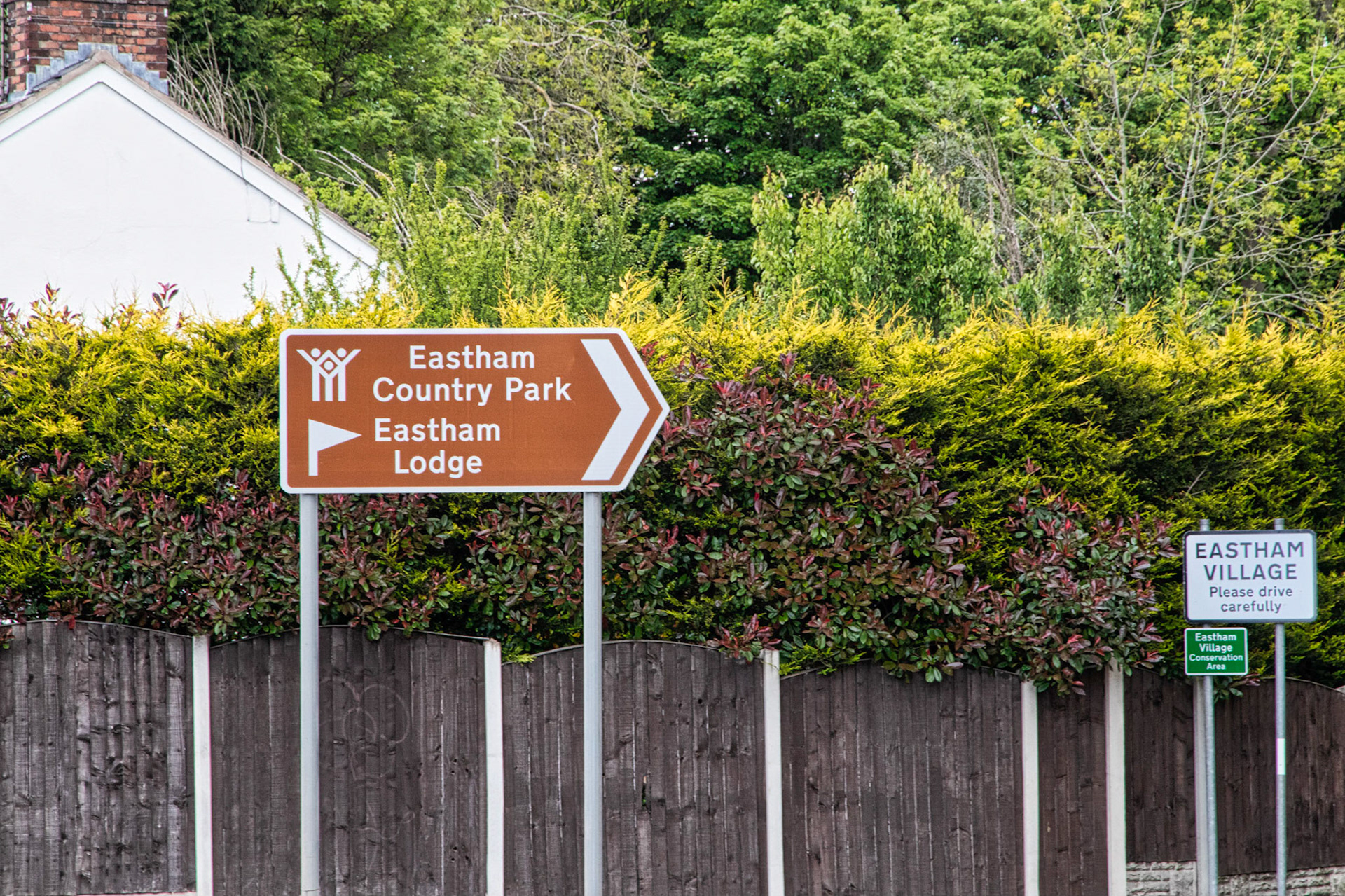 Eastham Village Rd entrance to village