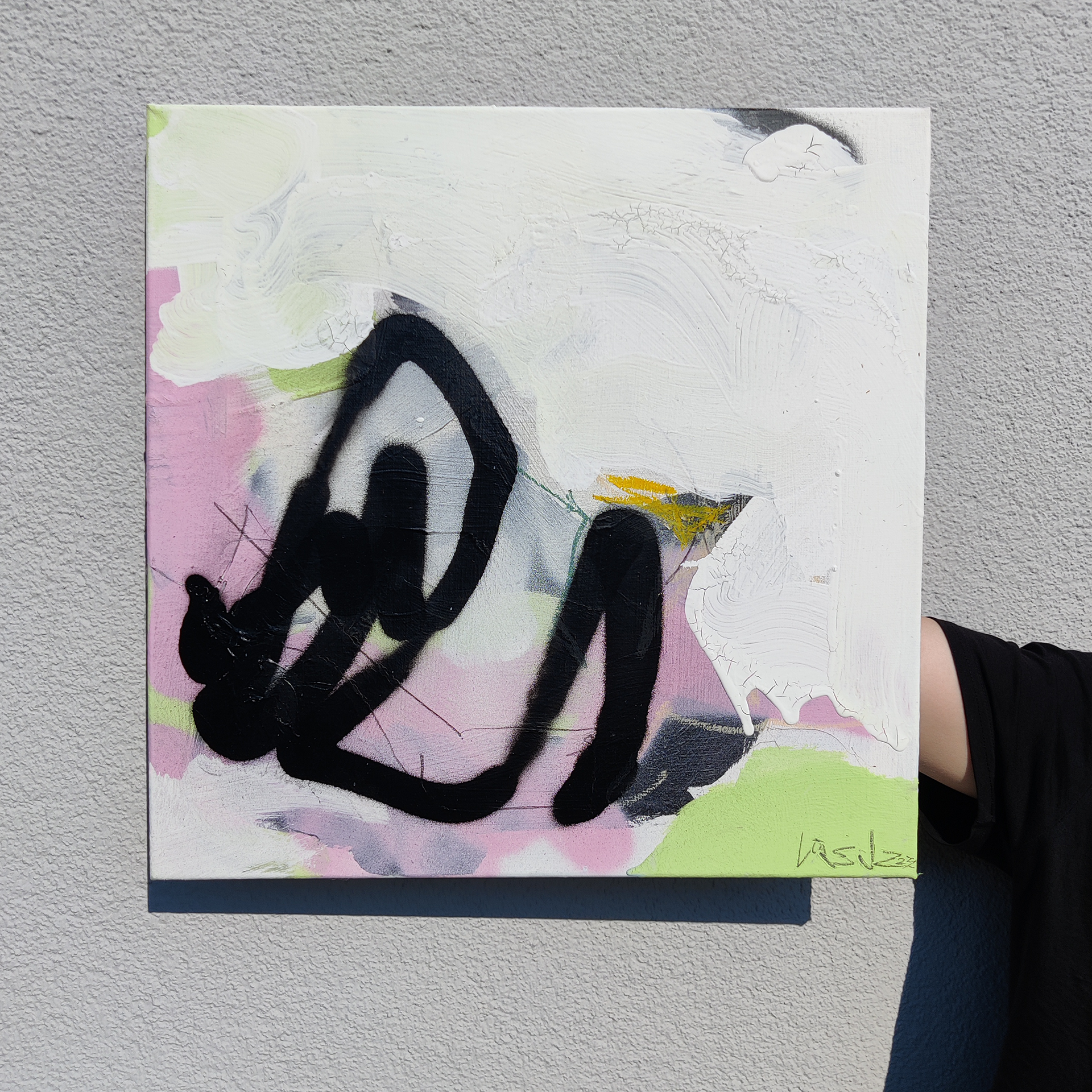 "YOGA AM MORGEN" 2023 50cmx50cm 300€