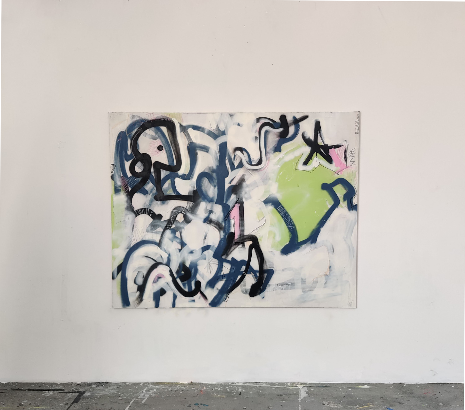 "VANDALISMUS I" 2021 195cmx155cm 1050€