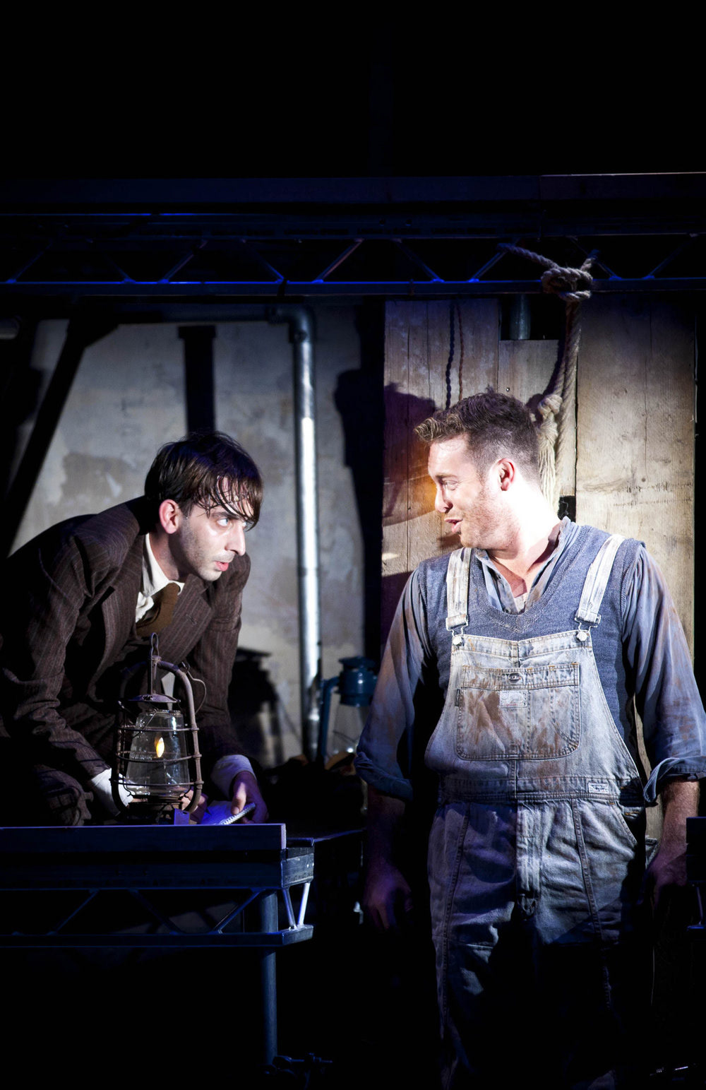 DANIEL BOOROFF (SKEETS MILLER) AND ASHLEY ROBINSON (FLOYD COLLINS), Photo © Hannah Barton