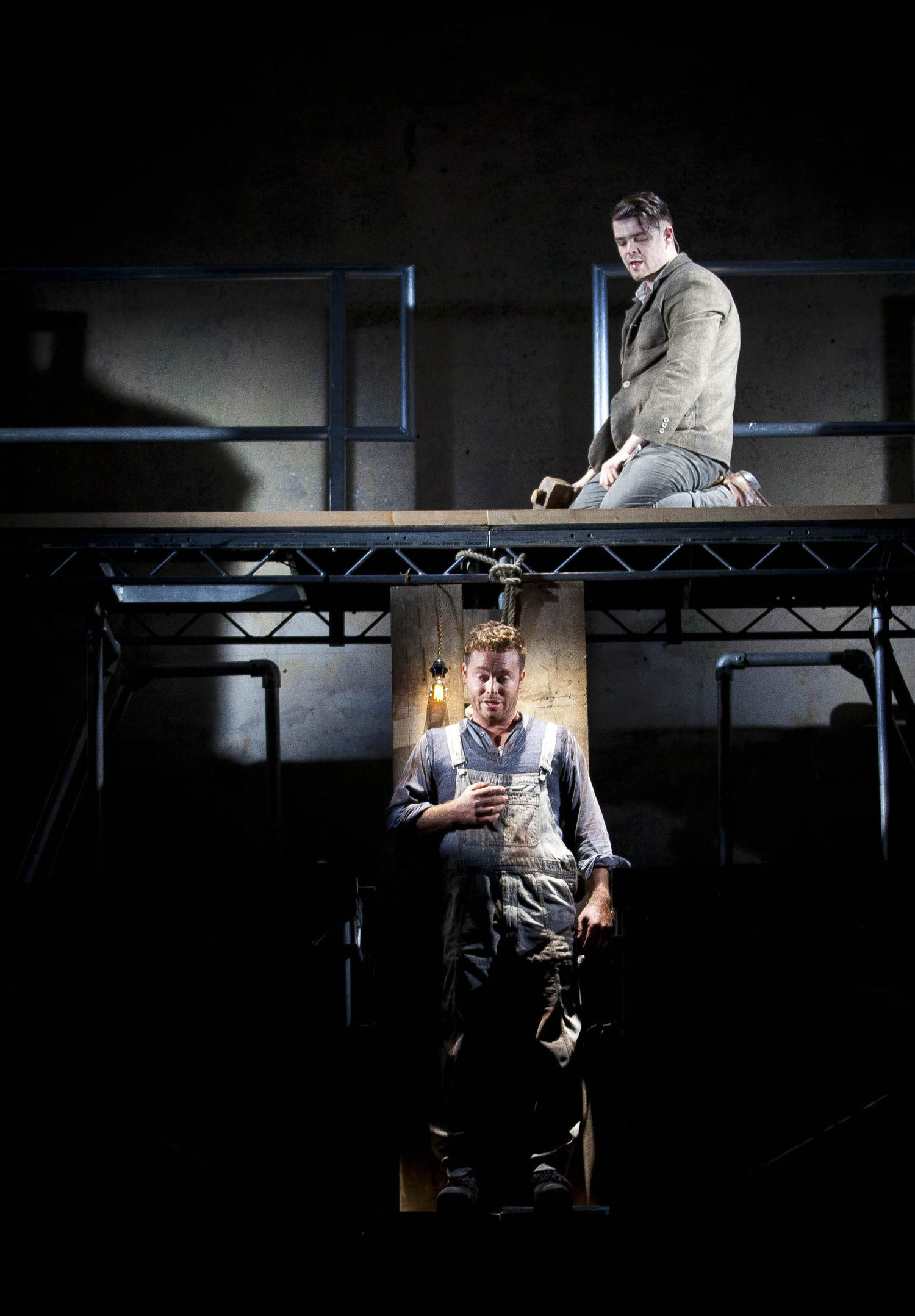 ASHLEY ROBINSON (FLOYD COLLINS) AND SAMUEL THOMAS (HOMER COLLINS), Photo © Hannah Barton