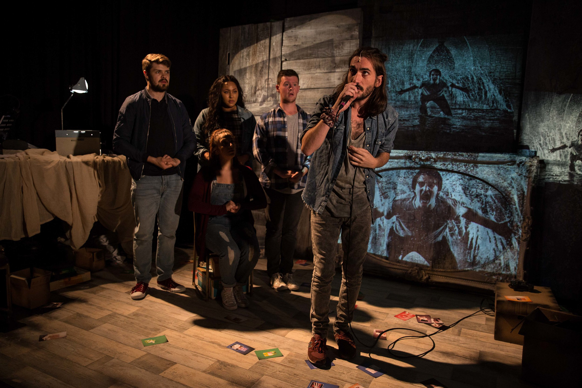 SAMUEL THOMAS, CHRISTINA MODESTOU, MAISEY BAWDEN, GREGOR DUNCAN AND GEORGE MAGUIRE, Photo © Nick Brittain Photography