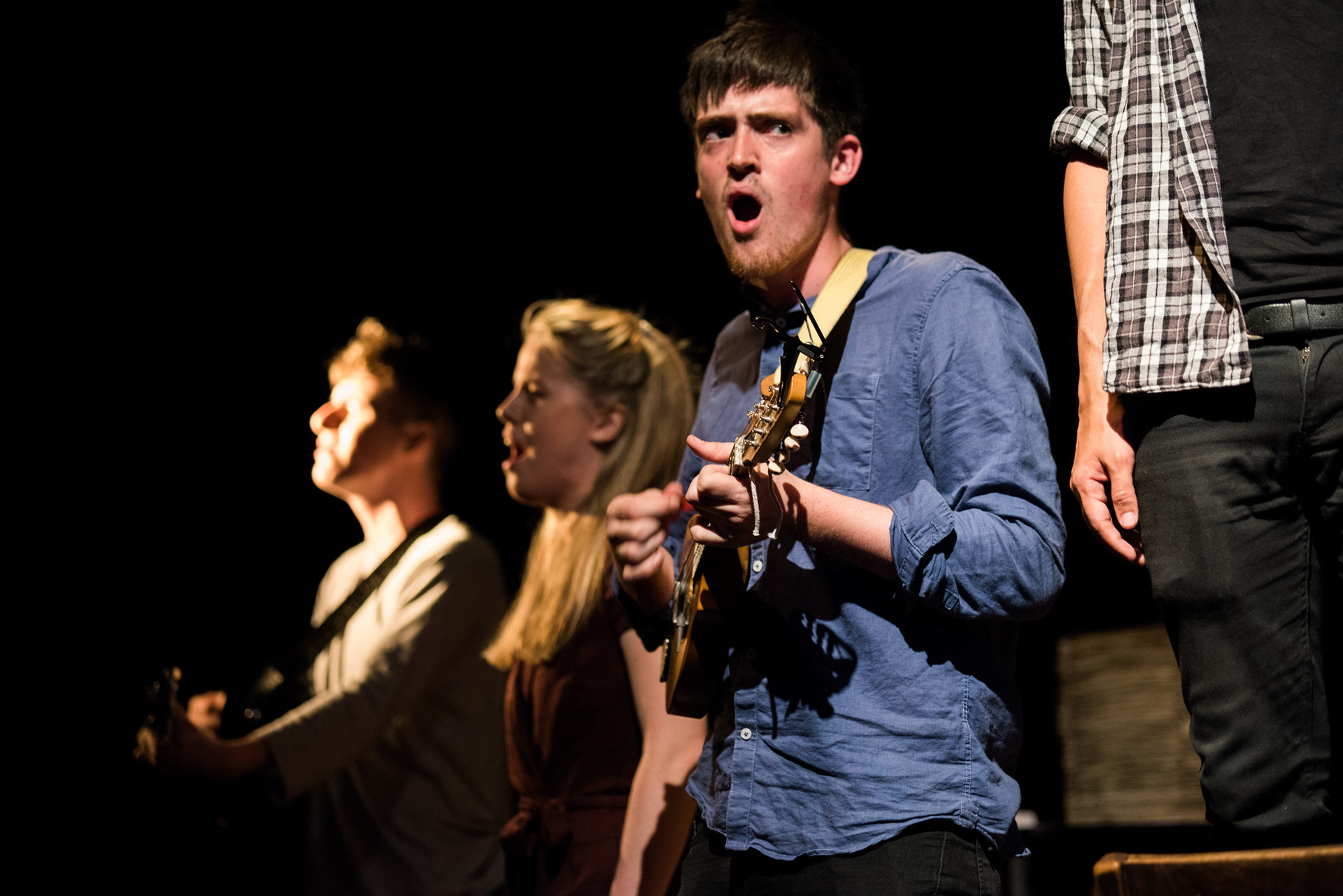 JOE KERRY, GEORGINA ROSE HANSON AND DYLAN WYNFORD,Photo © Albert Graver