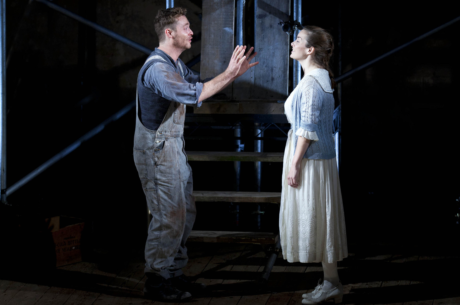 ASHLEY ROBINSON (FLOYD COLLINS) AND REBECCA TREHEARN (NELLIE COLLINS), Photo © Hannah Barton
