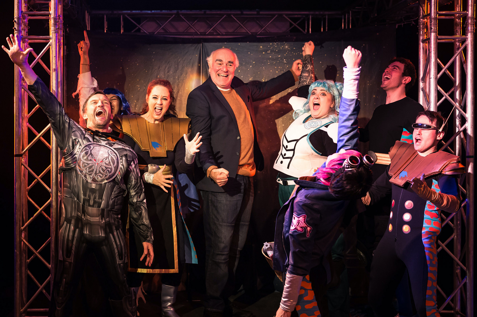 THE CAST OF FANATICA, Photo © Scott Rylander