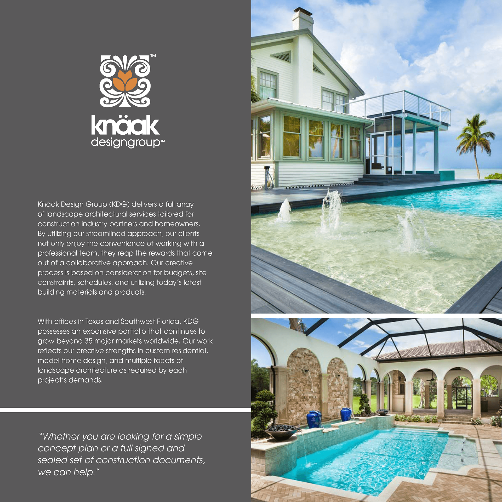 8-page B2C brochure