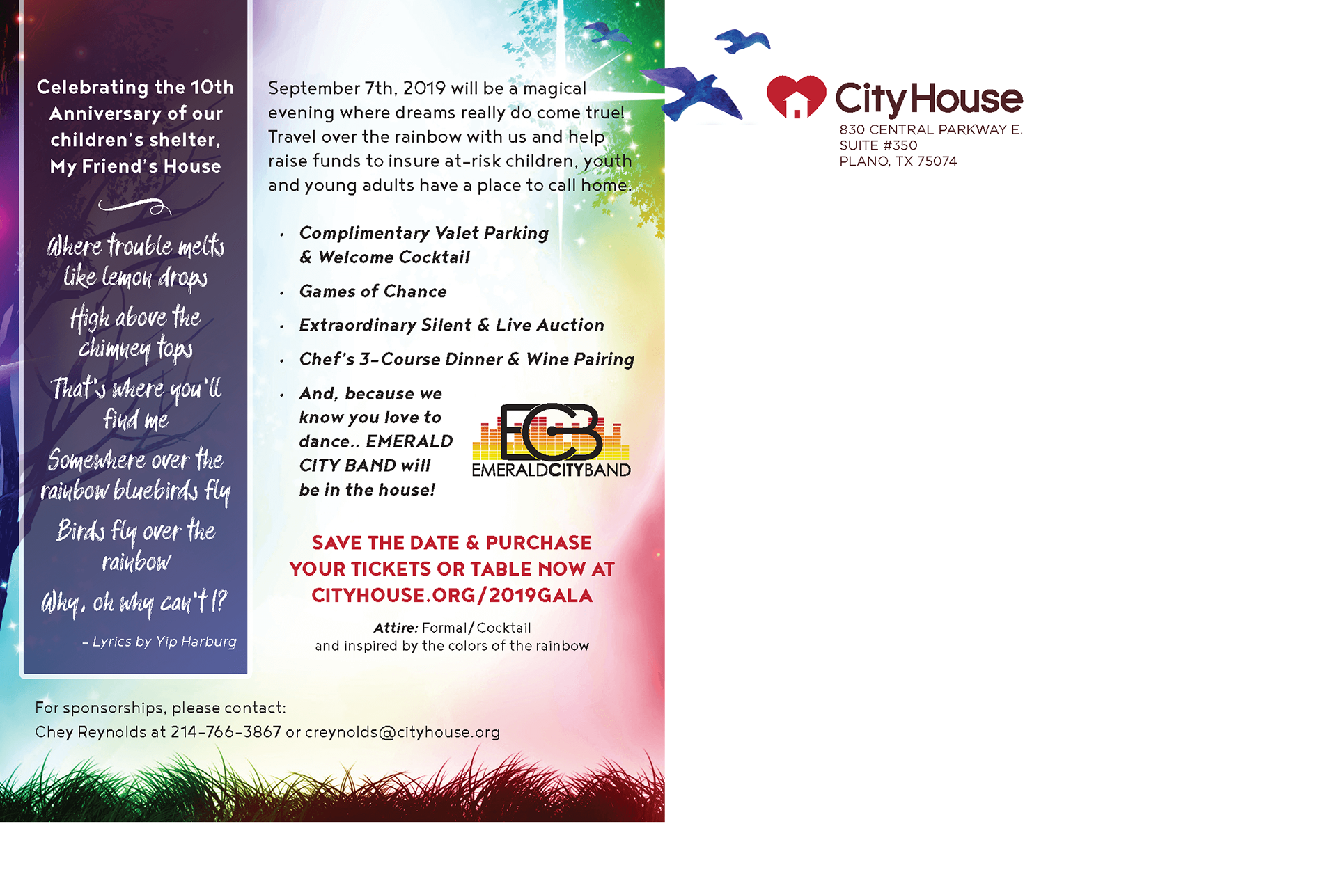 Event Announcement: City House Gala