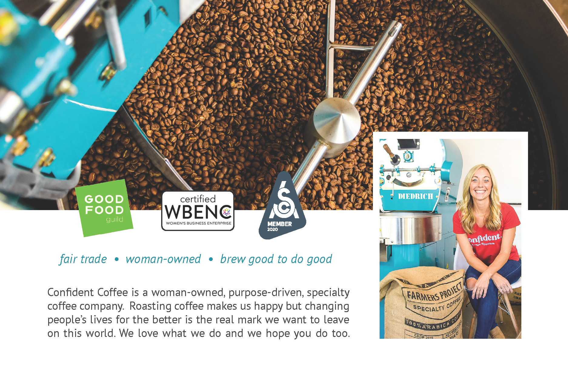 Confident Coffee Handout Card