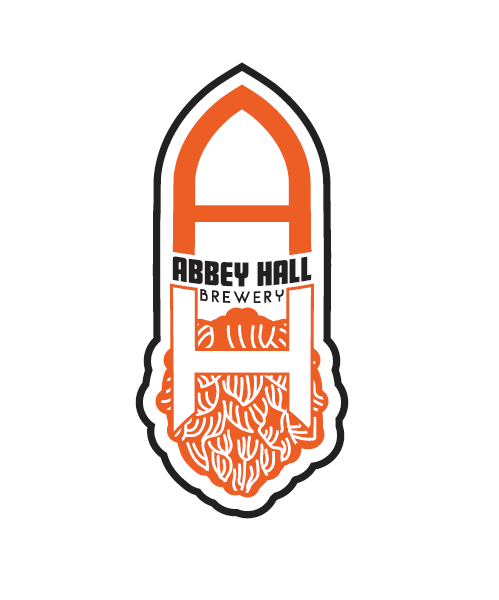 Logo design for Abbey Hall Brewery. Cary, NC