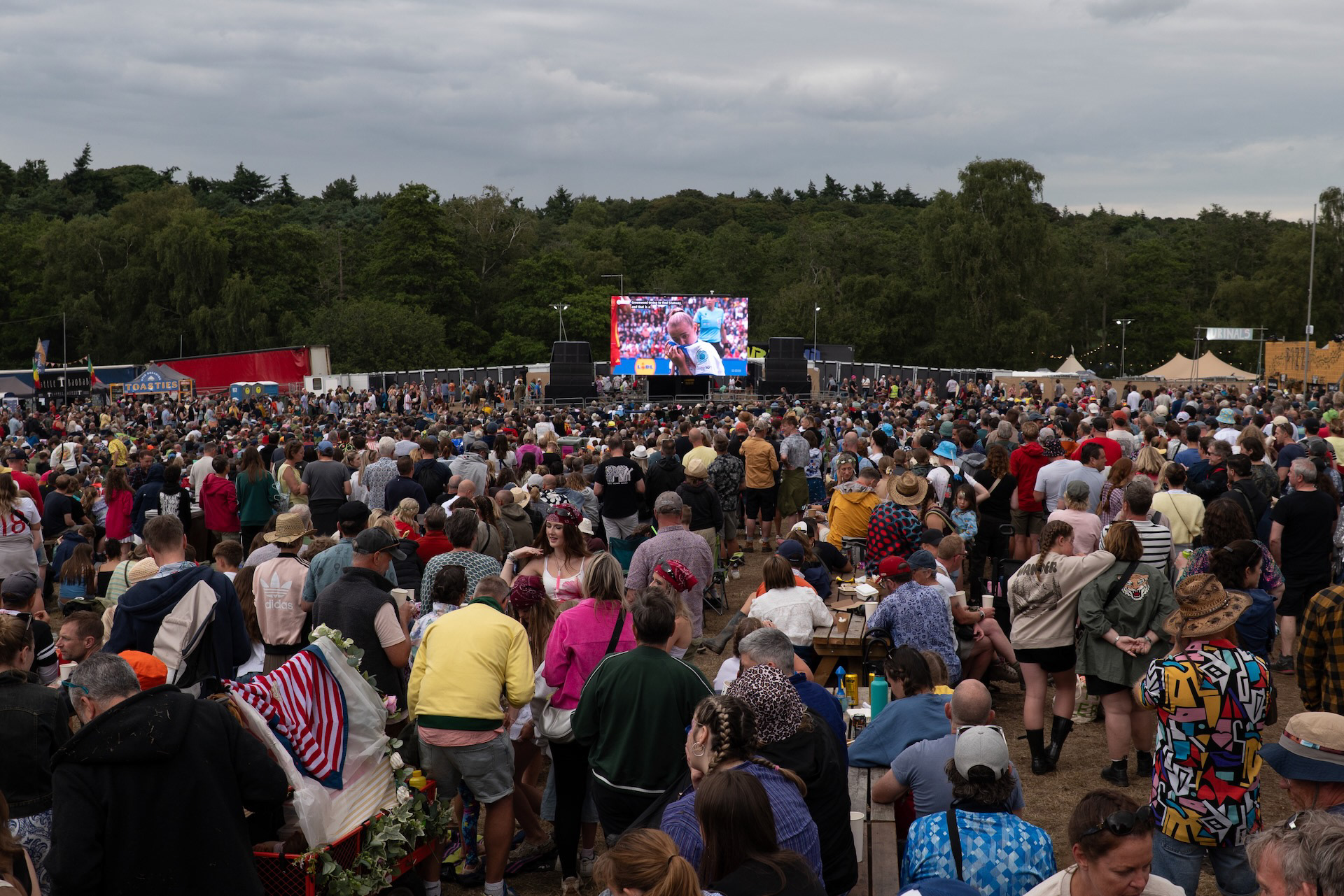 Crowd watching Euros