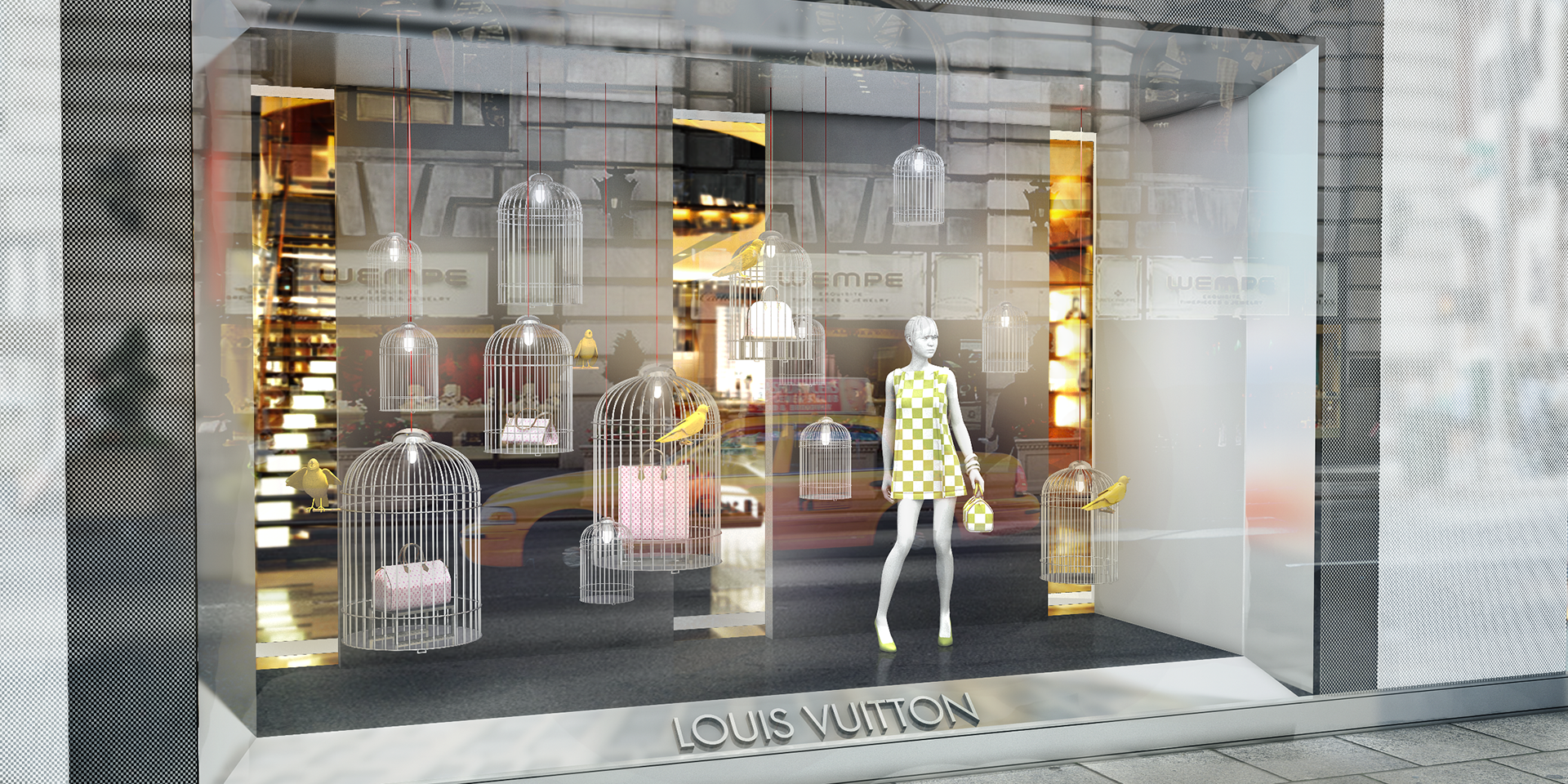 Gustav Hernandez - Louis Vuitton window display