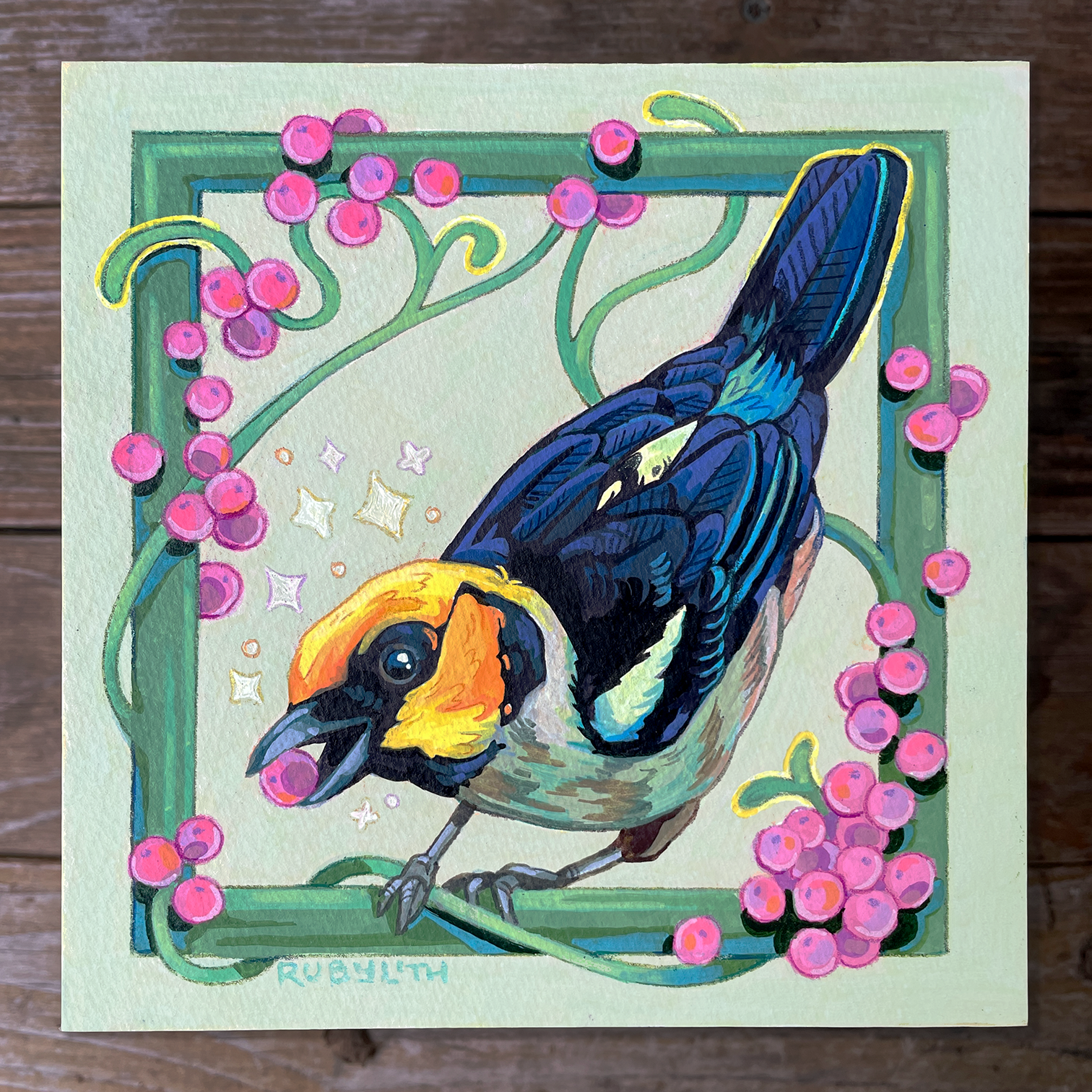 Flame-faced Tanager