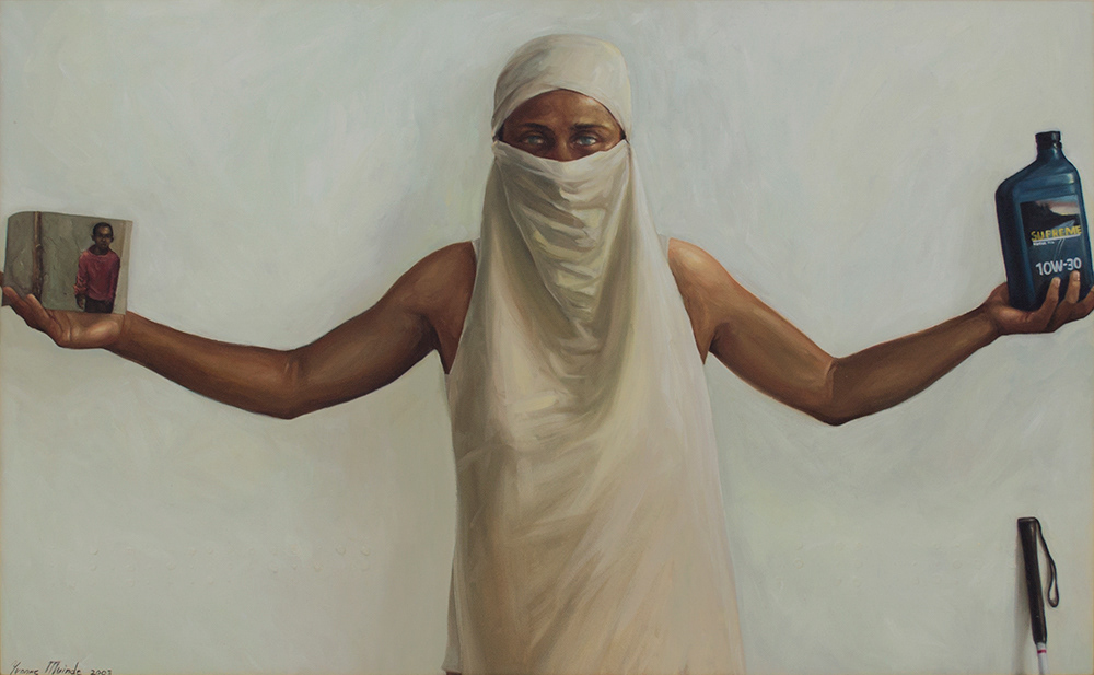Blinded by oil' 'Oil on Canvas 30 x40 2003 SOLD