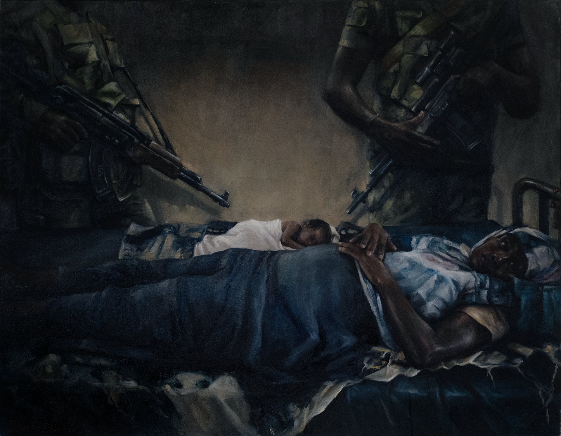 In the Middle, Oil on Canvas, 30 x 40  2011