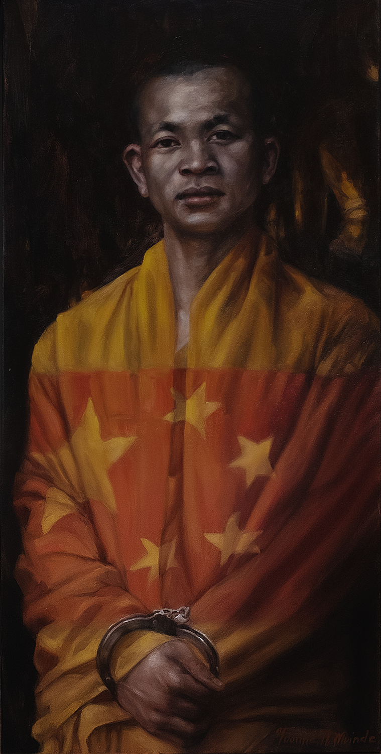 Peaceful Persistance, Oil on Canvas, 30 x 15  2008
