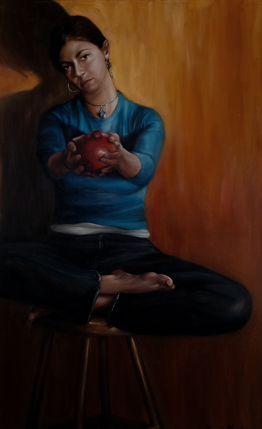  Fruit of Loyalty, Oil on Canvas, 48x 24. 2003