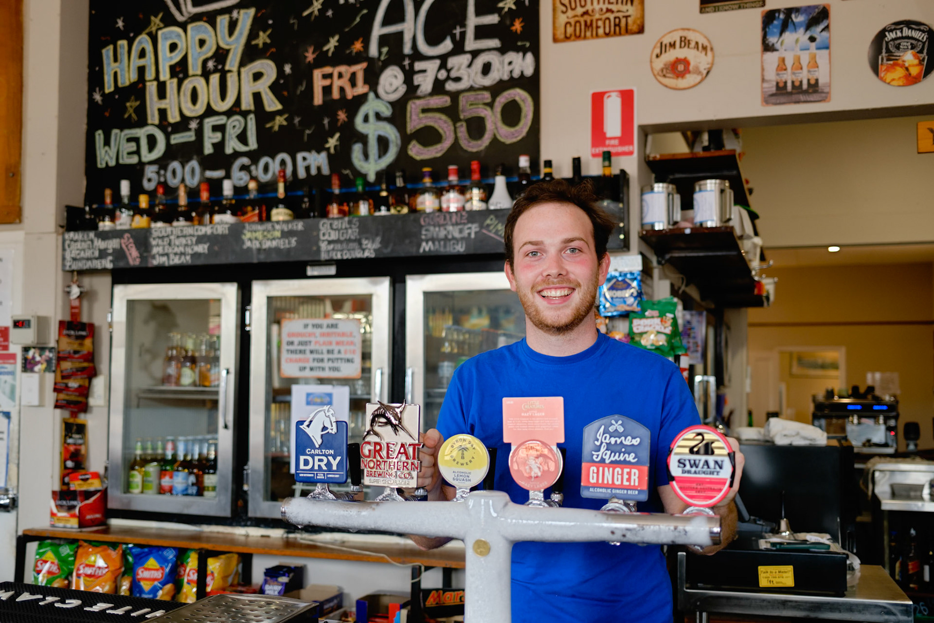 Feilim, Irish traveller, working at the Kulin Hotel, WA. 2025