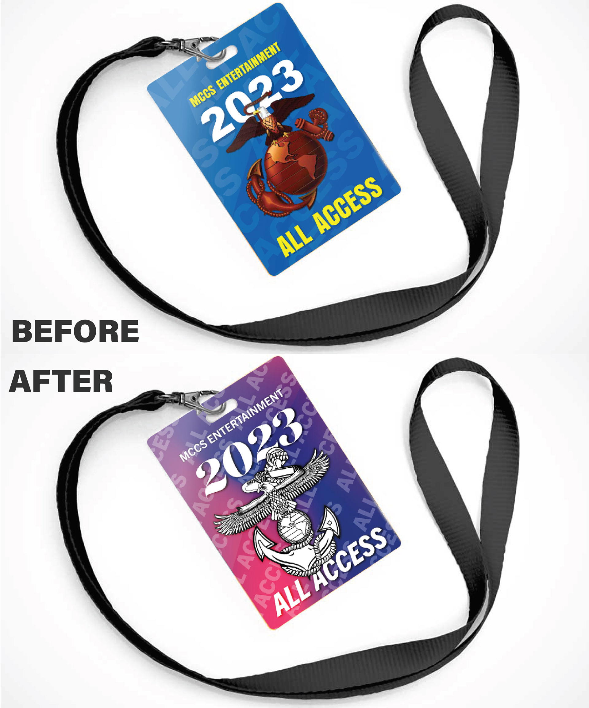 Before and After Access Passes