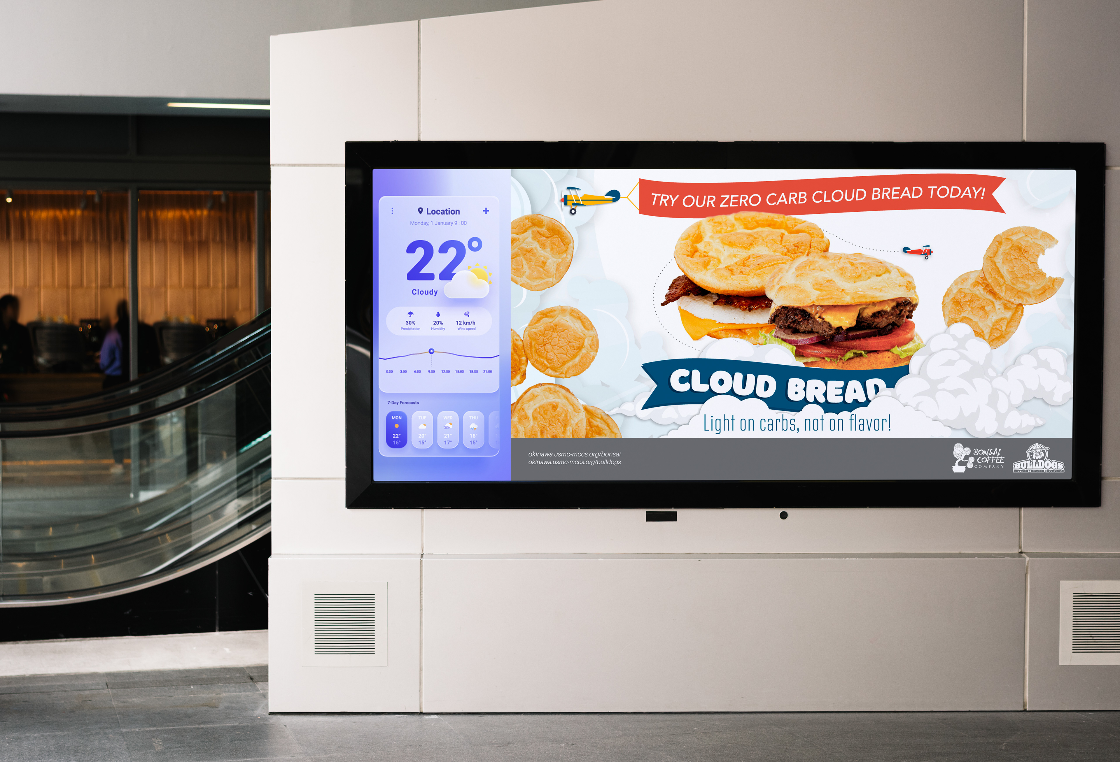 Cloud Bread TV Slide