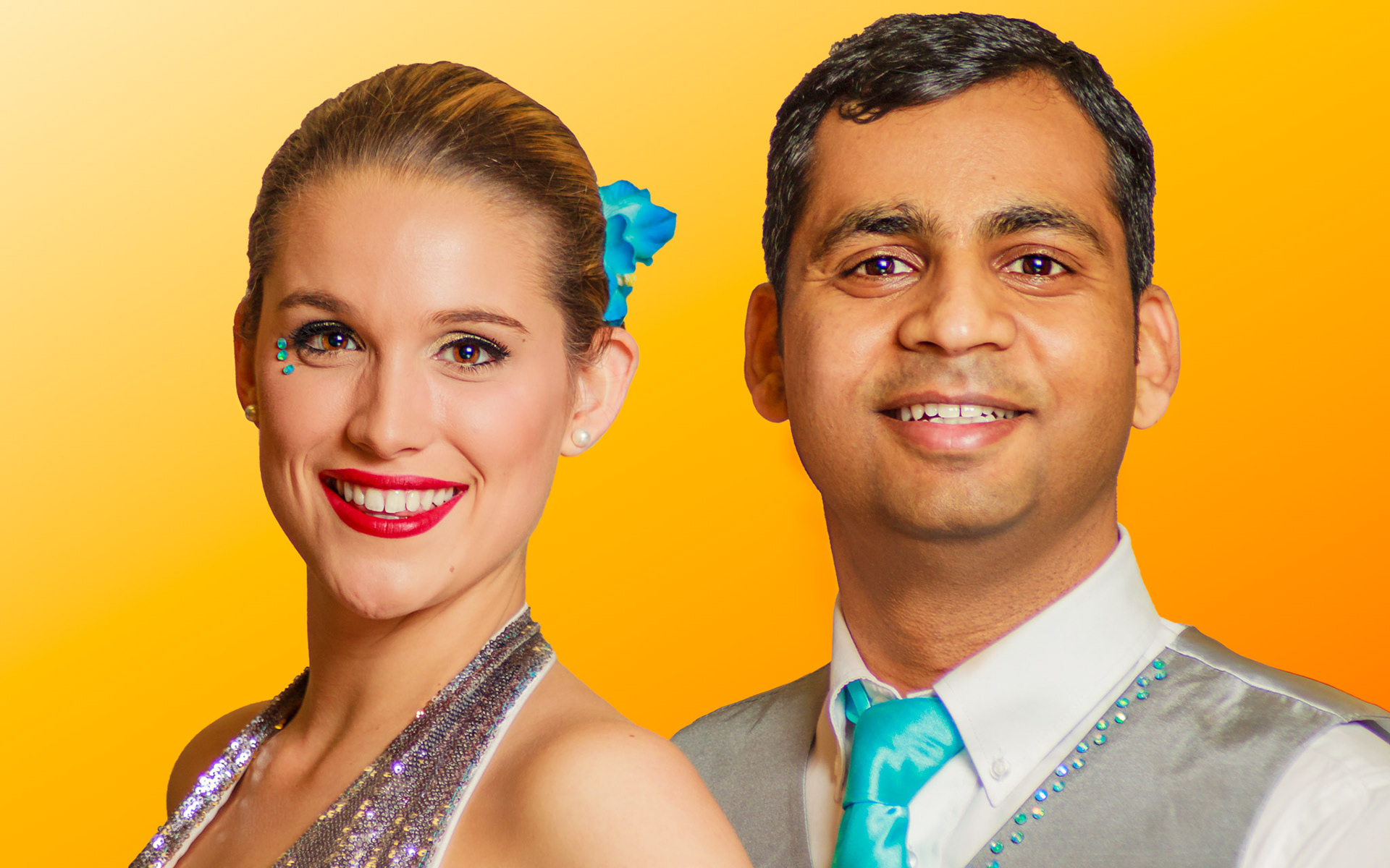 2016-06 UK - London 3891: Caramelo Latin Dance School Student Team Portrait / Headshot Composite