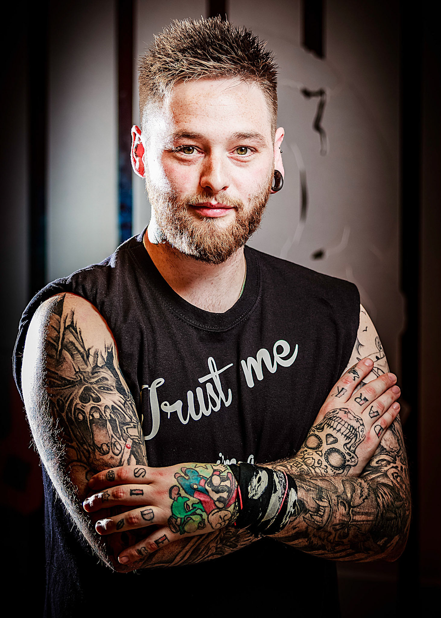 20161228-Darkside-1610: Male Contemporary Portrait/Headshot - Tattooist
